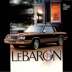 1983 Chrysler LeBaron Brochure 01