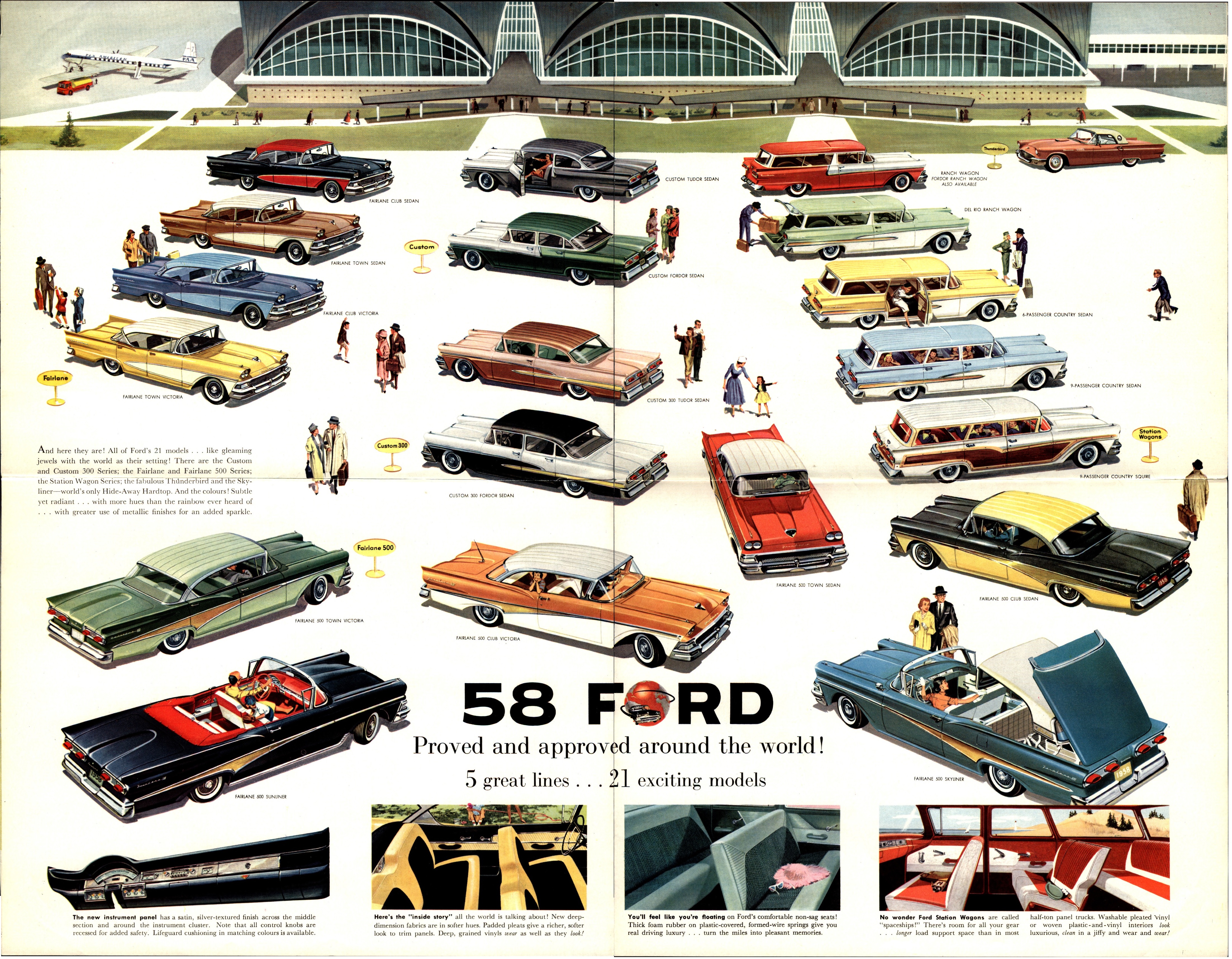 1958 Ford Foldout (Cdn) 04-05-06-07