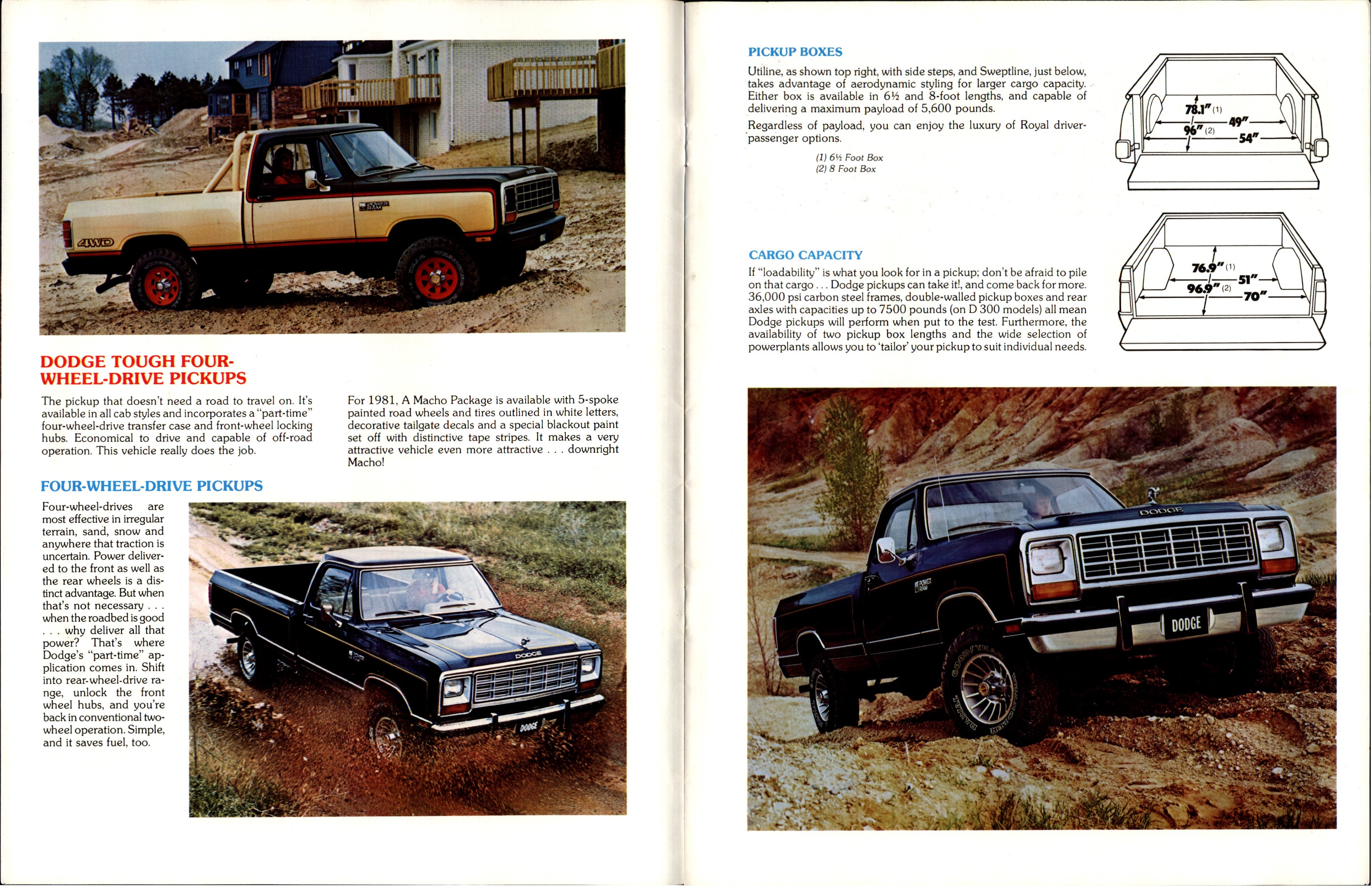 1981 Dodge Pickups Brochure (Cdn) 04-05