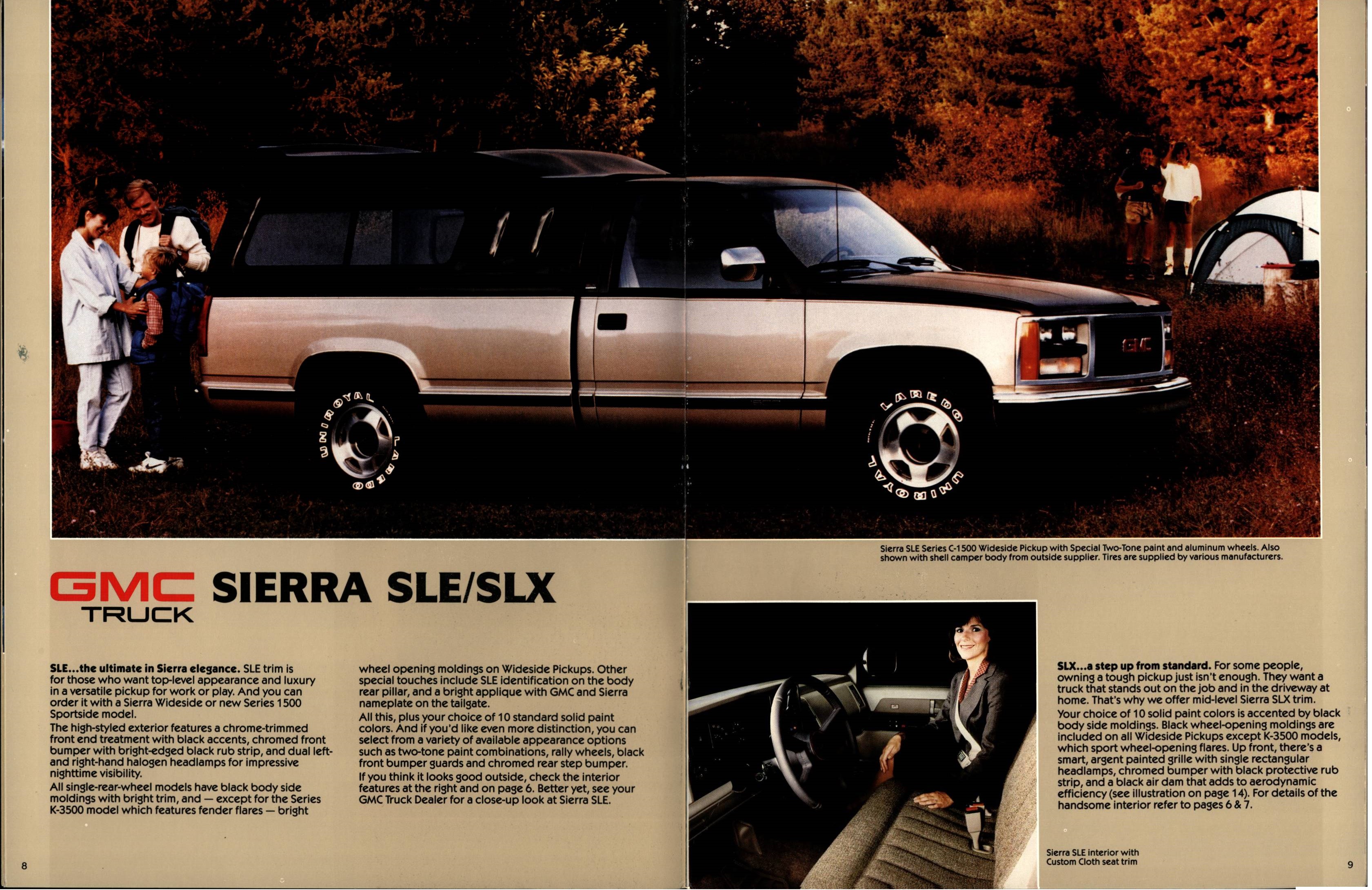 1988 GMC Sierra Brochure (Rev) 08-09