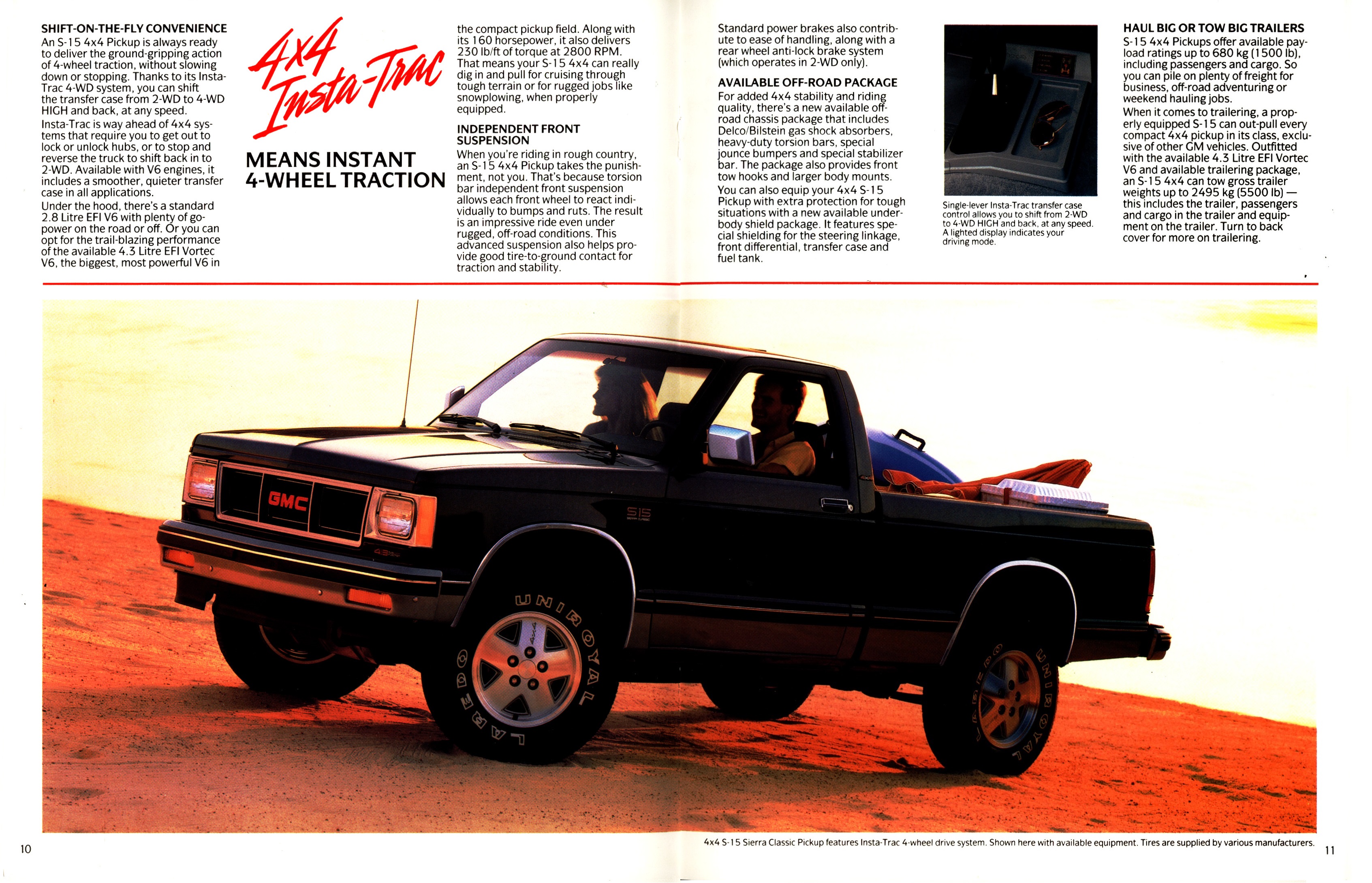 1989 GMC S-15 Pickups Brochure (Cdn) 10-11