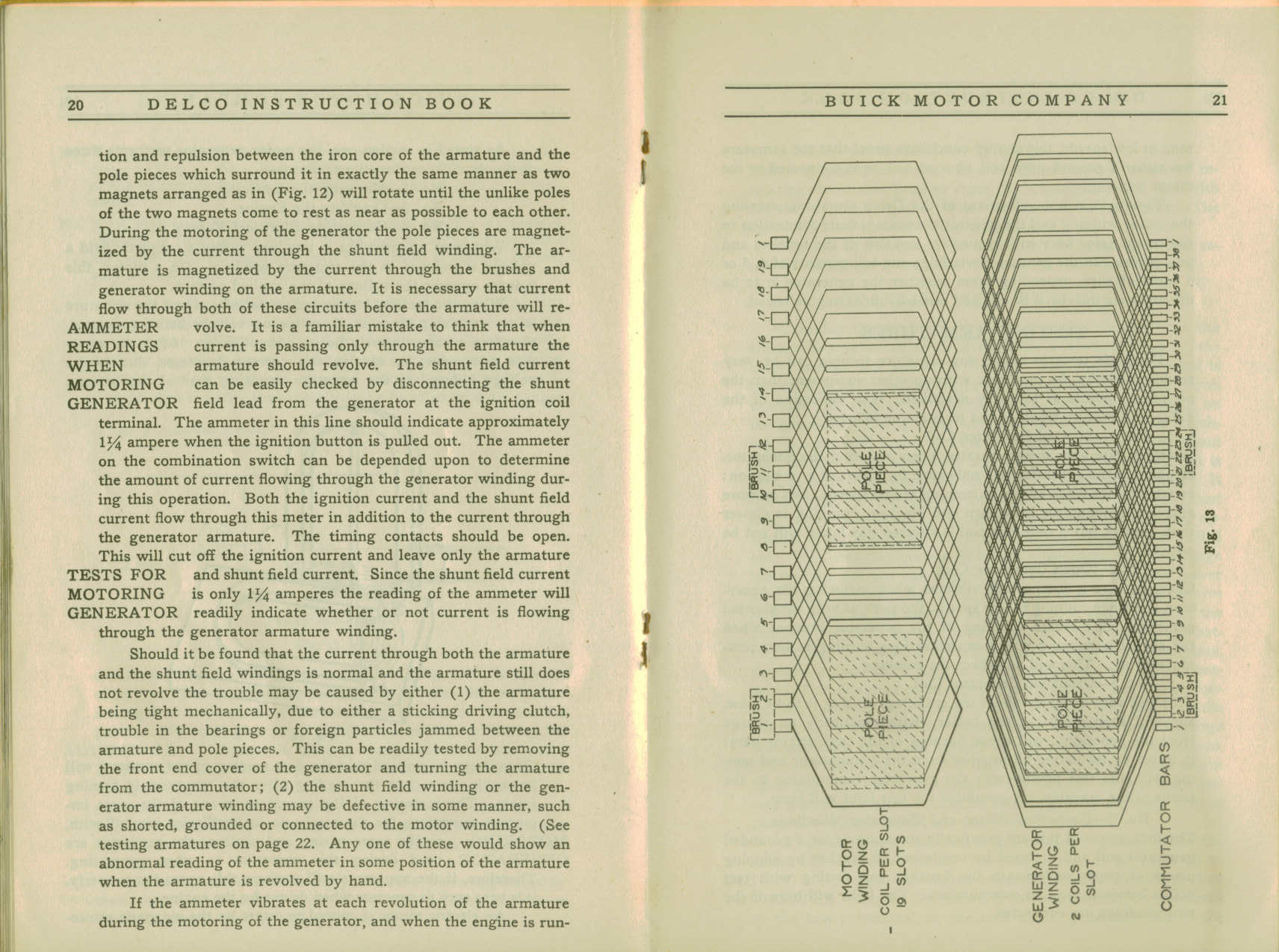 1916 Buick Delco Instruction Book-20-21