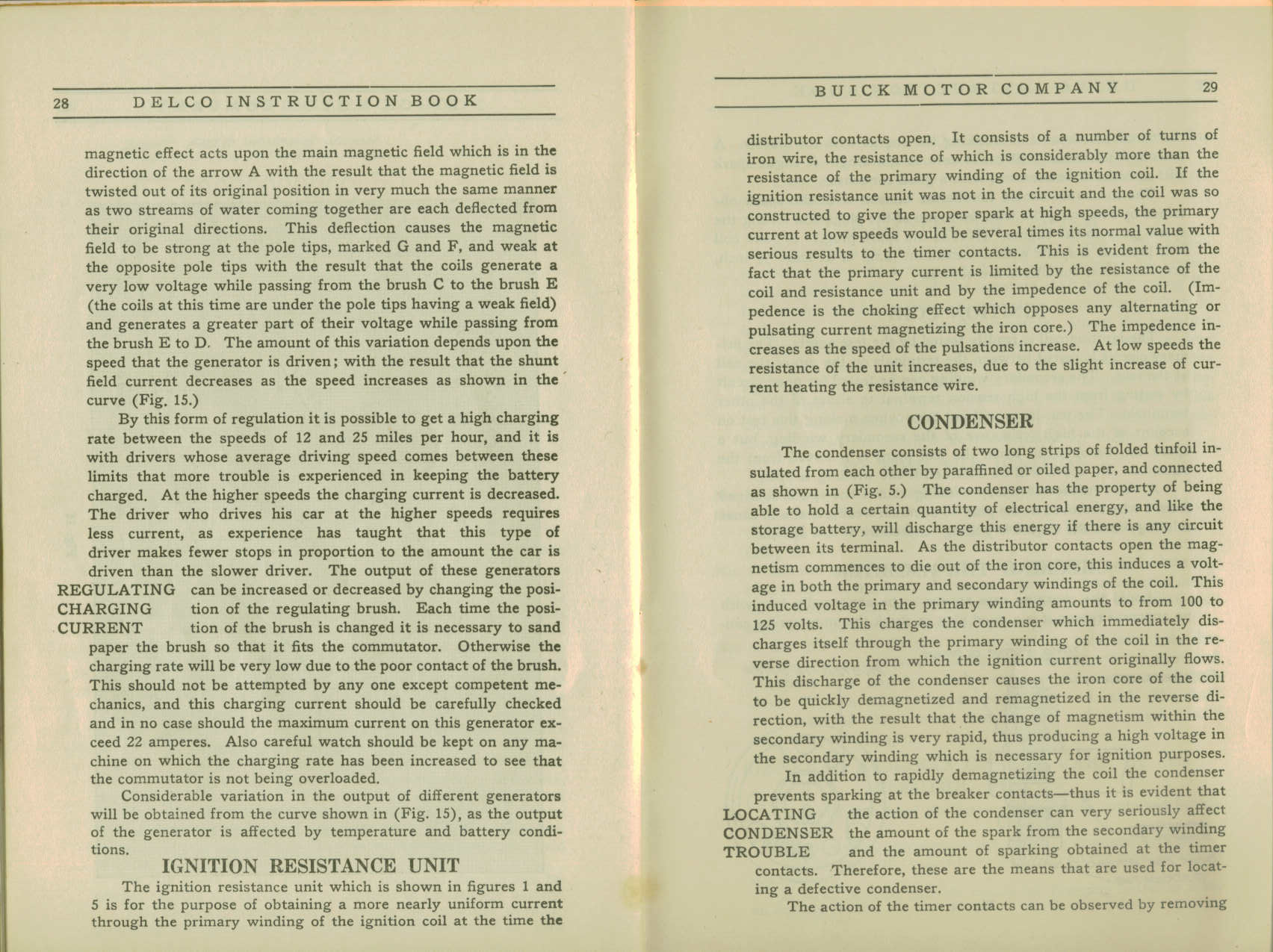 1916 Buick Delco Instruction Book-28-29