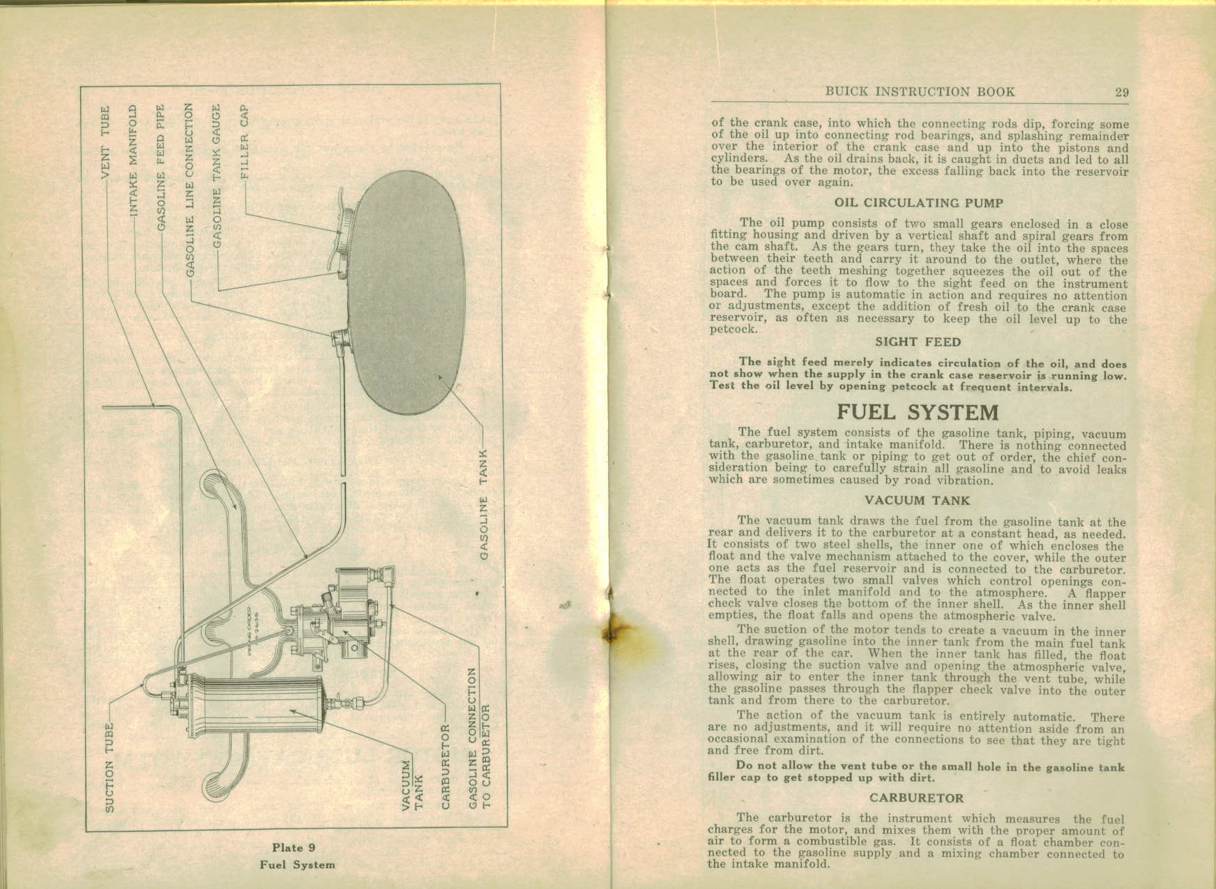 1916 Buick D-44  D-45 Instruction Book-28-29