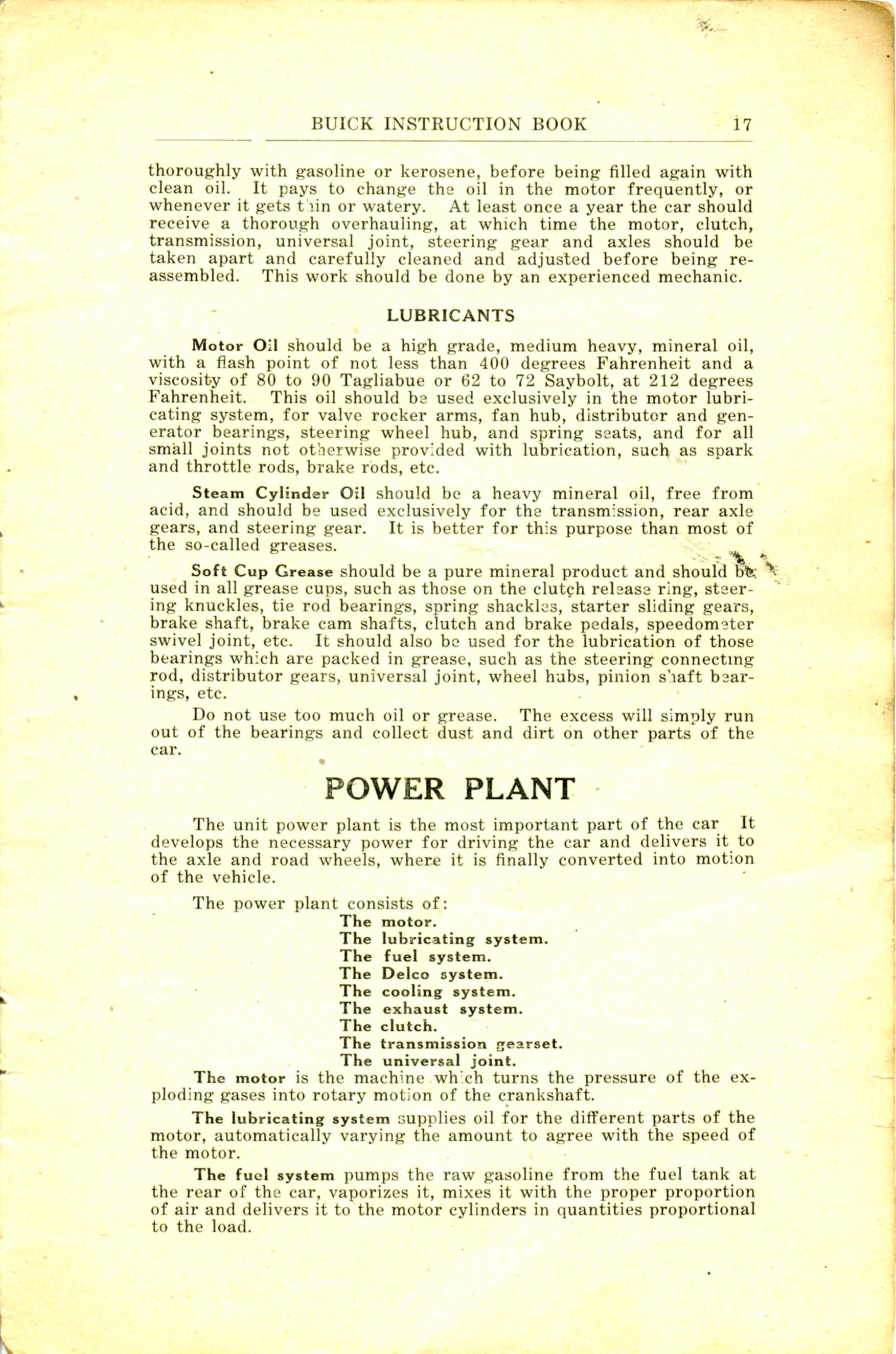 1918 Buick Instruction Book-4 Cyl-17