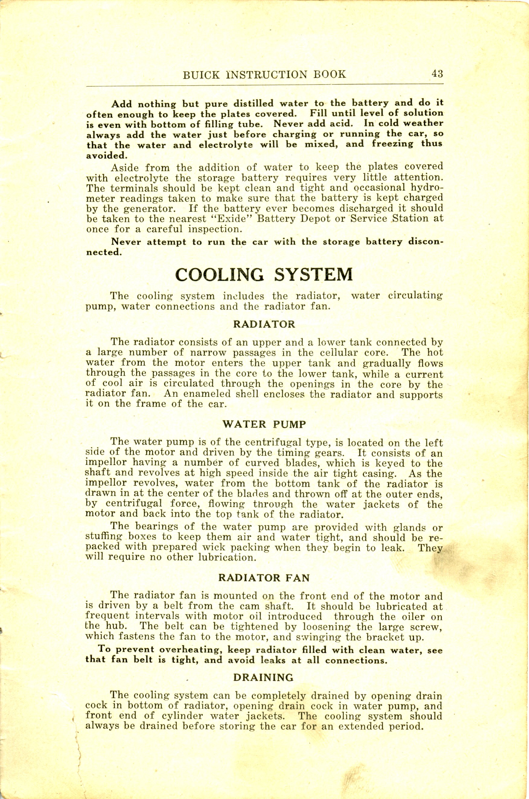 1918 Buick Instruction Book-4 Cyl-43