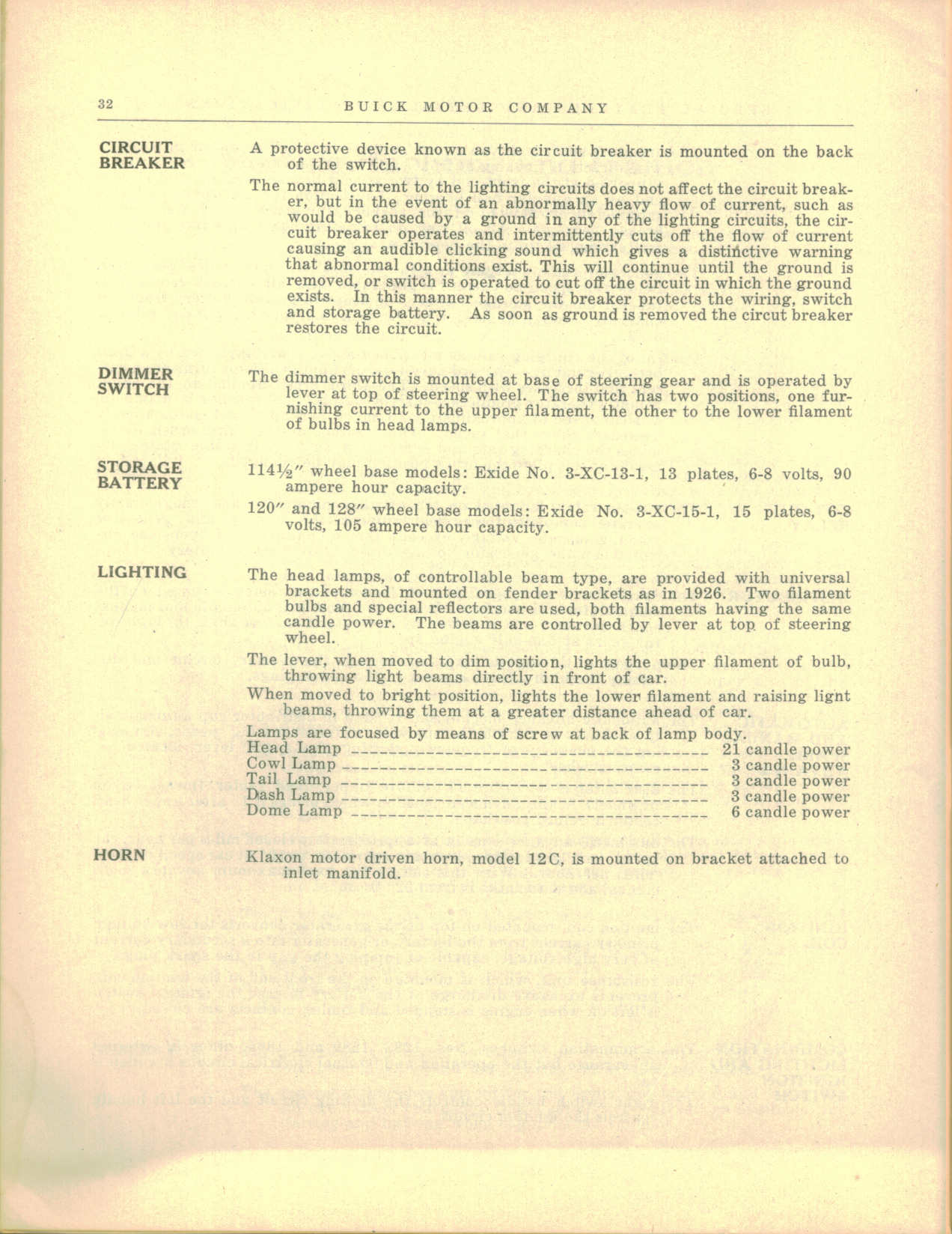 1927 Buick Special Features and Specs-32