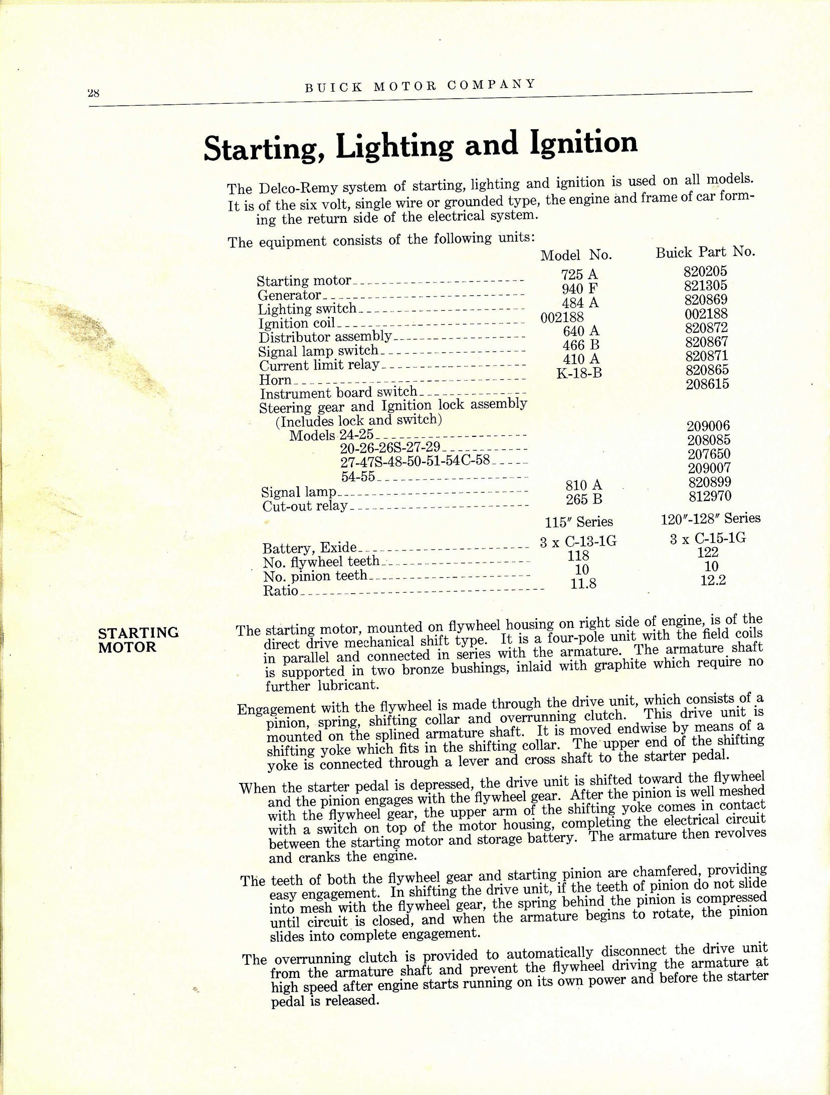 1928 Buick Special Features and  Specs-28