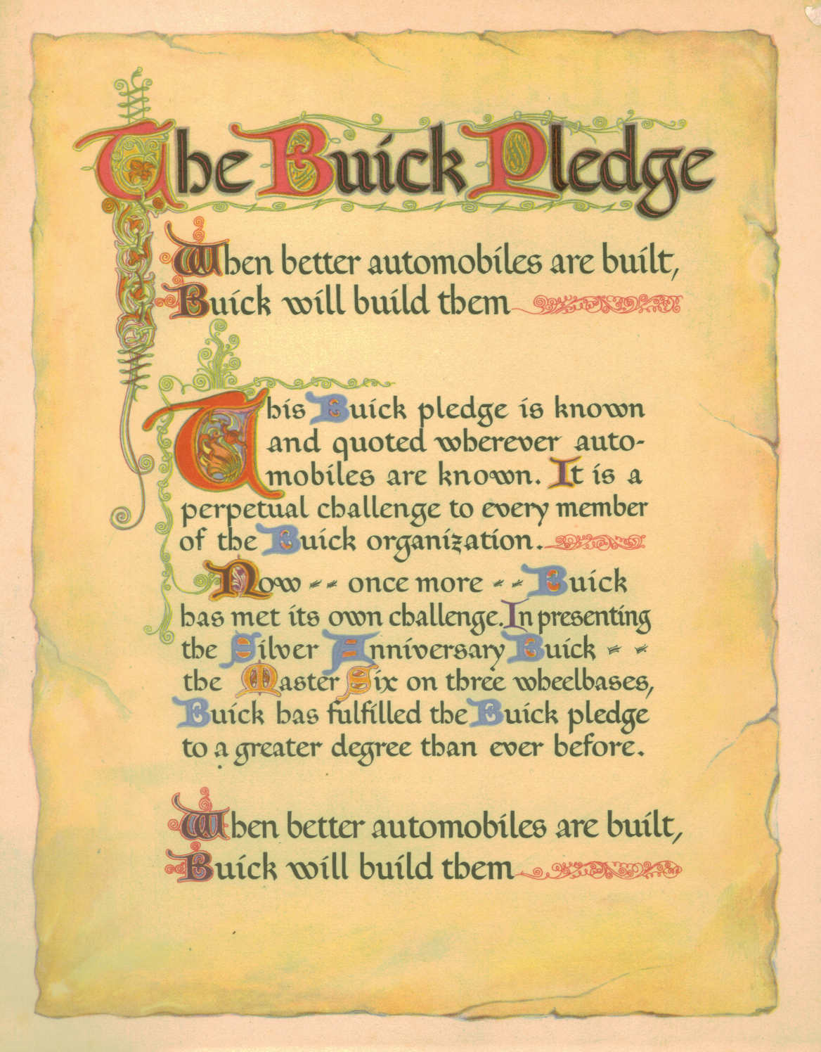 1929 Buick-The Buick Pledge Mailer-01