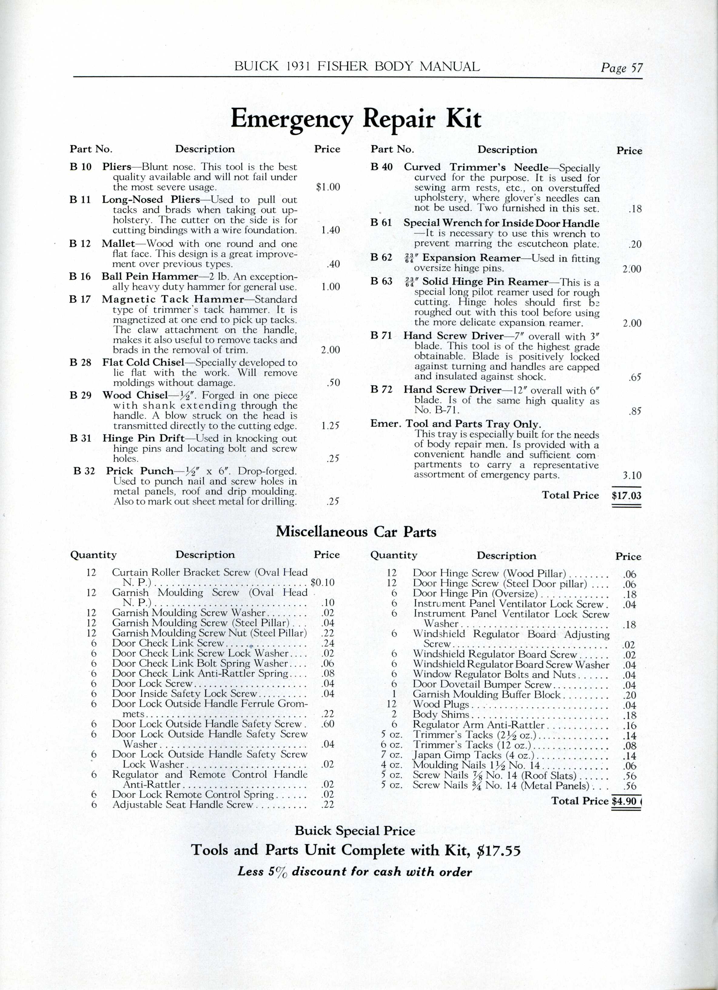 1931 Buick Fisher Body Manual-57