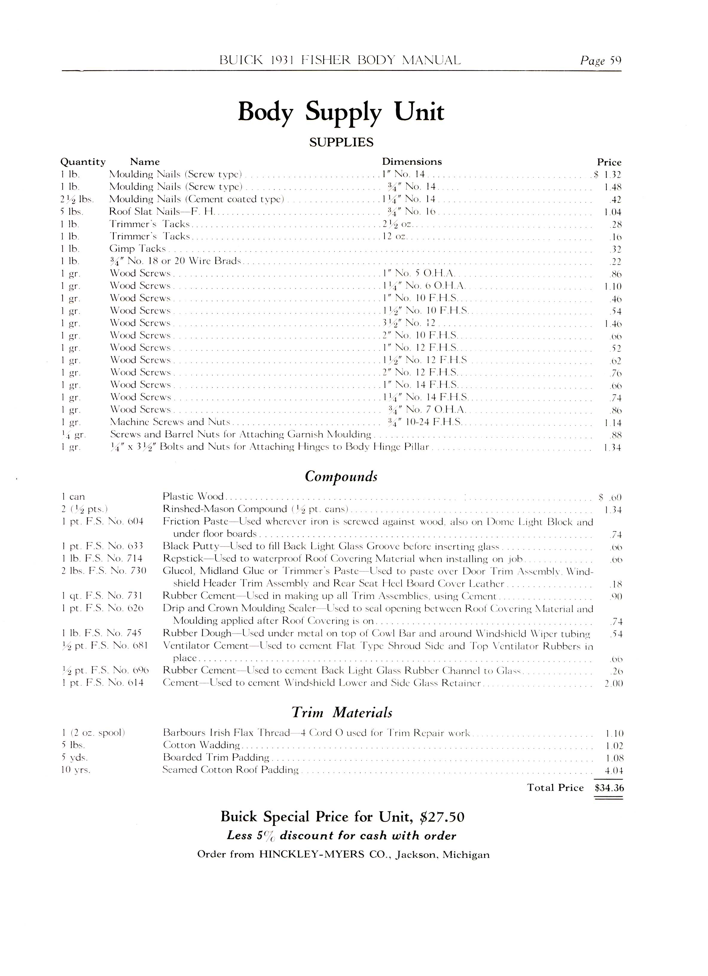 1931 Buick Fisher Body Manual-59