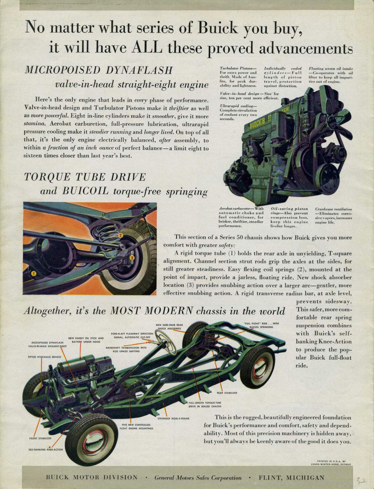 1940 Buick Foldout B-Back