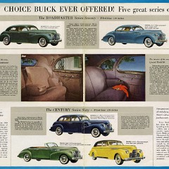 1940 Buick Foldout D- Front Open