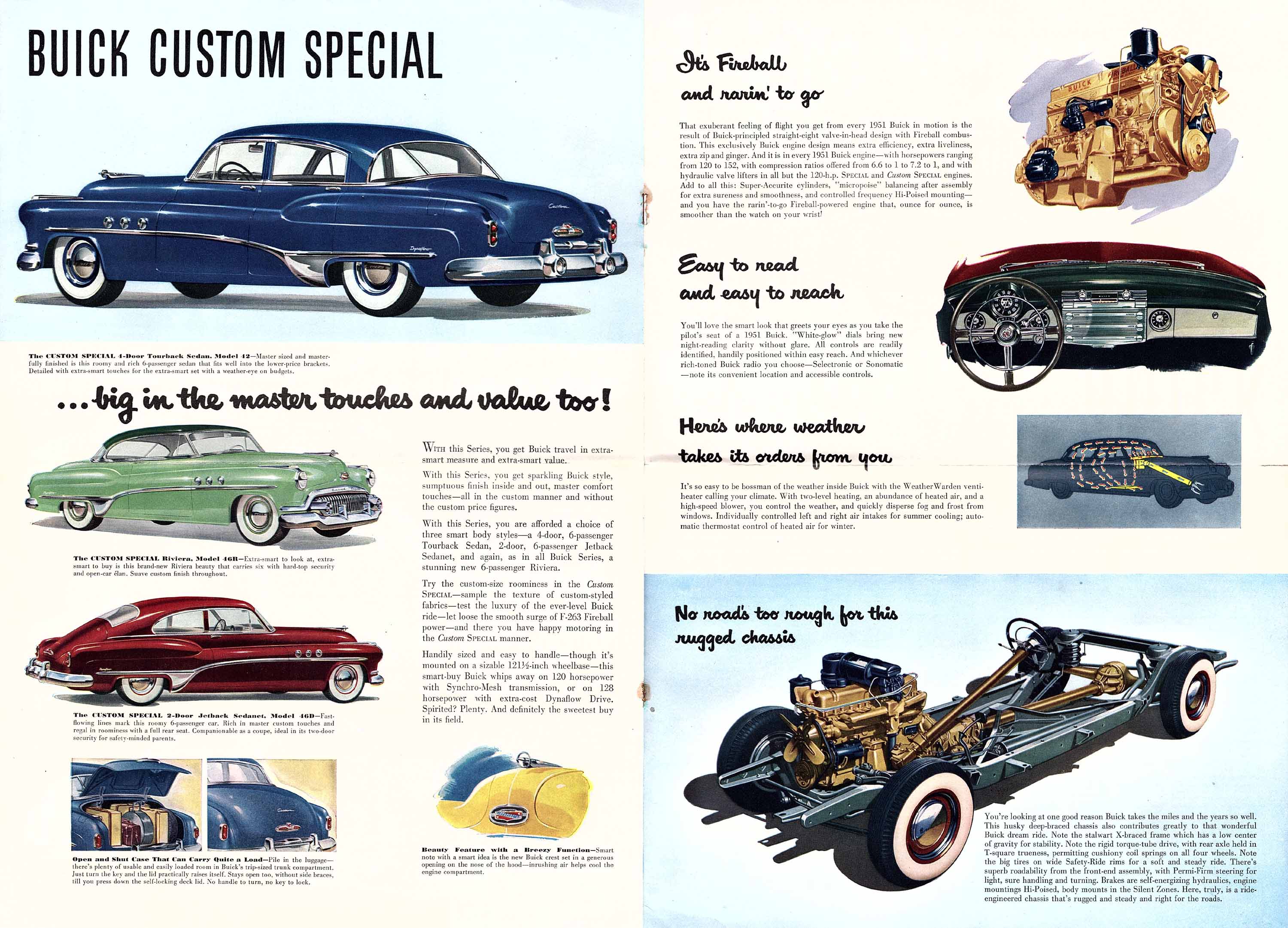 1951 Buick Full Line 1-51-07-08