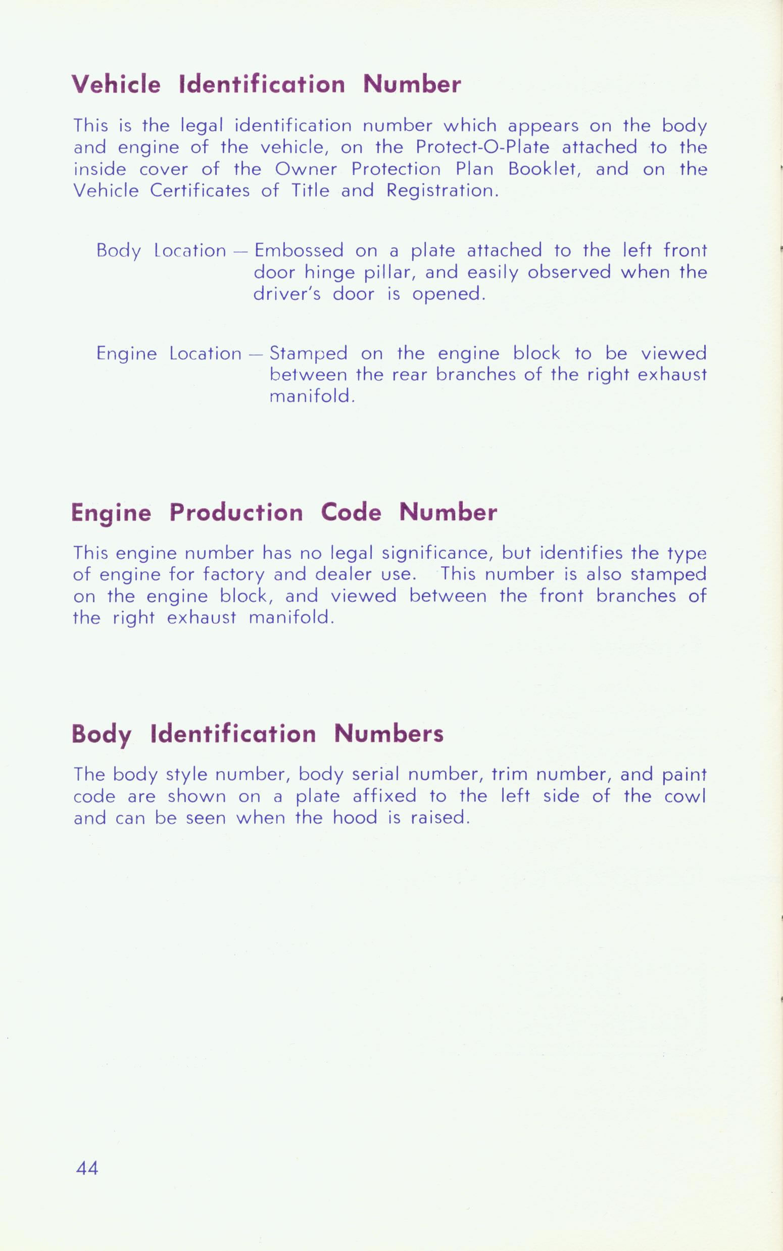 1967 Buick Riviera Manual Page 46