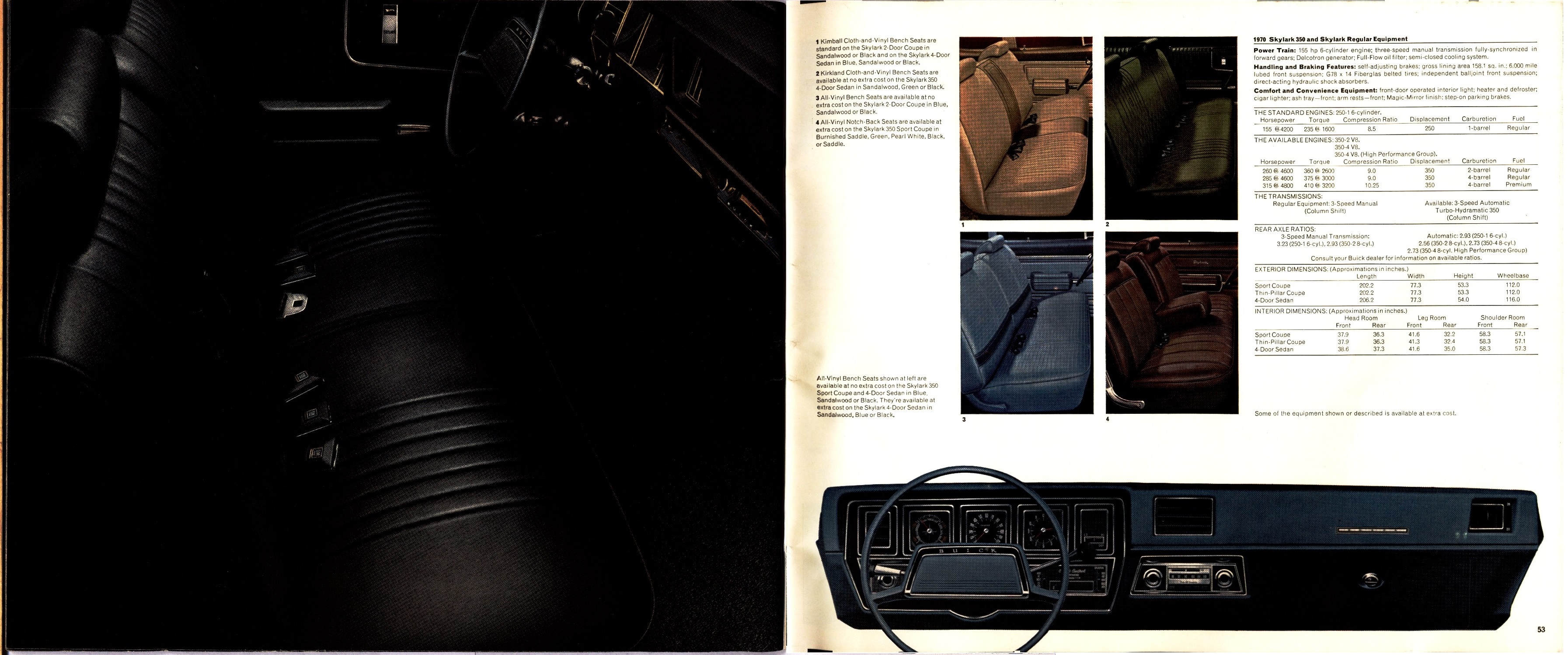 1970 Buick Full Line Prestige Brochure 52-53