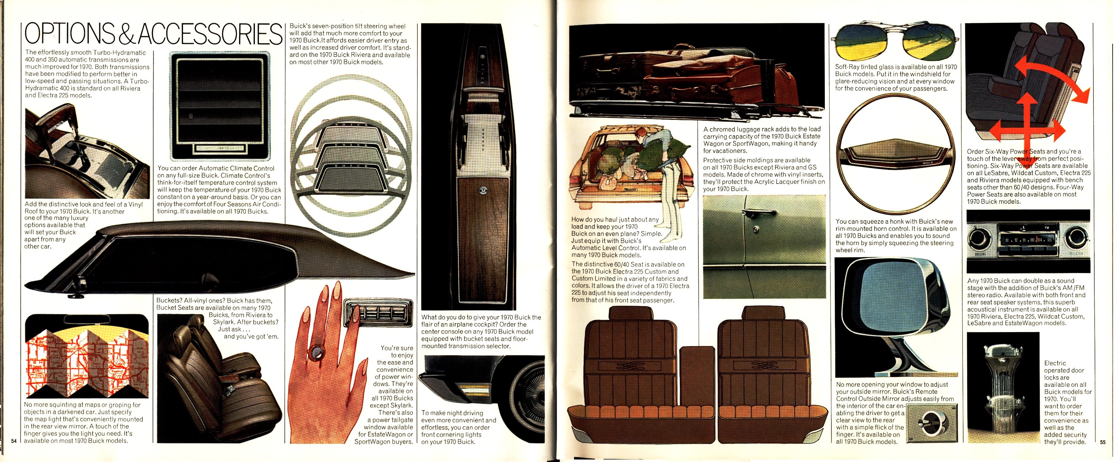 1970 Buick Full Line Prestige Brochure 54-55