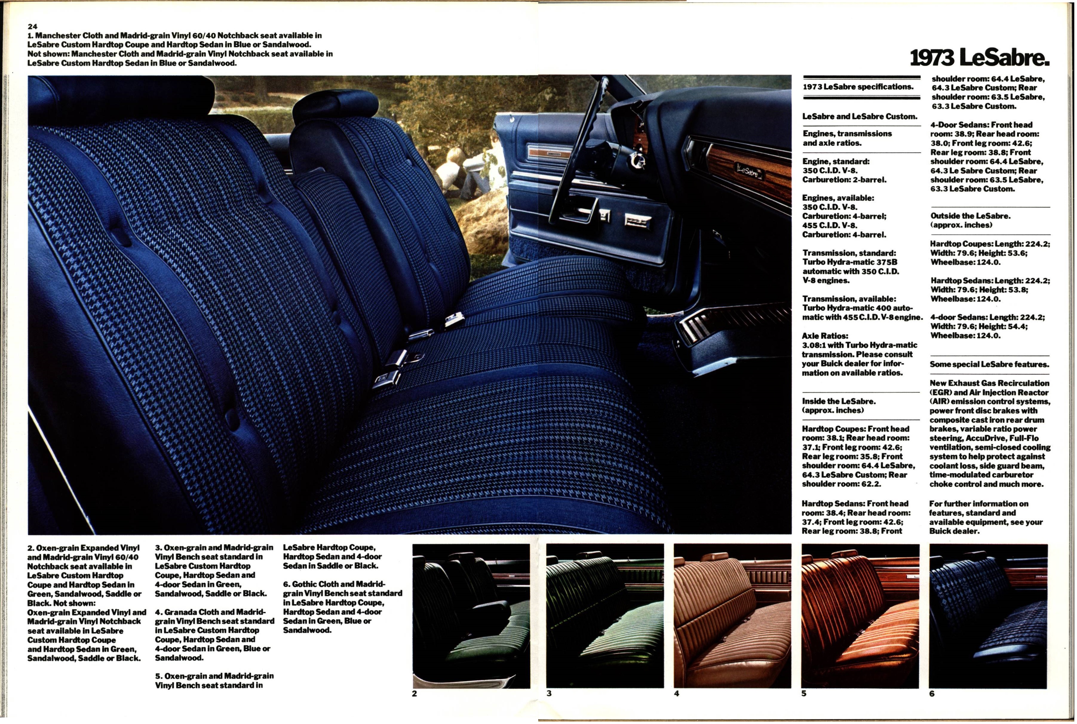 1973 Buick Full Line Prestige Brochure 24-25