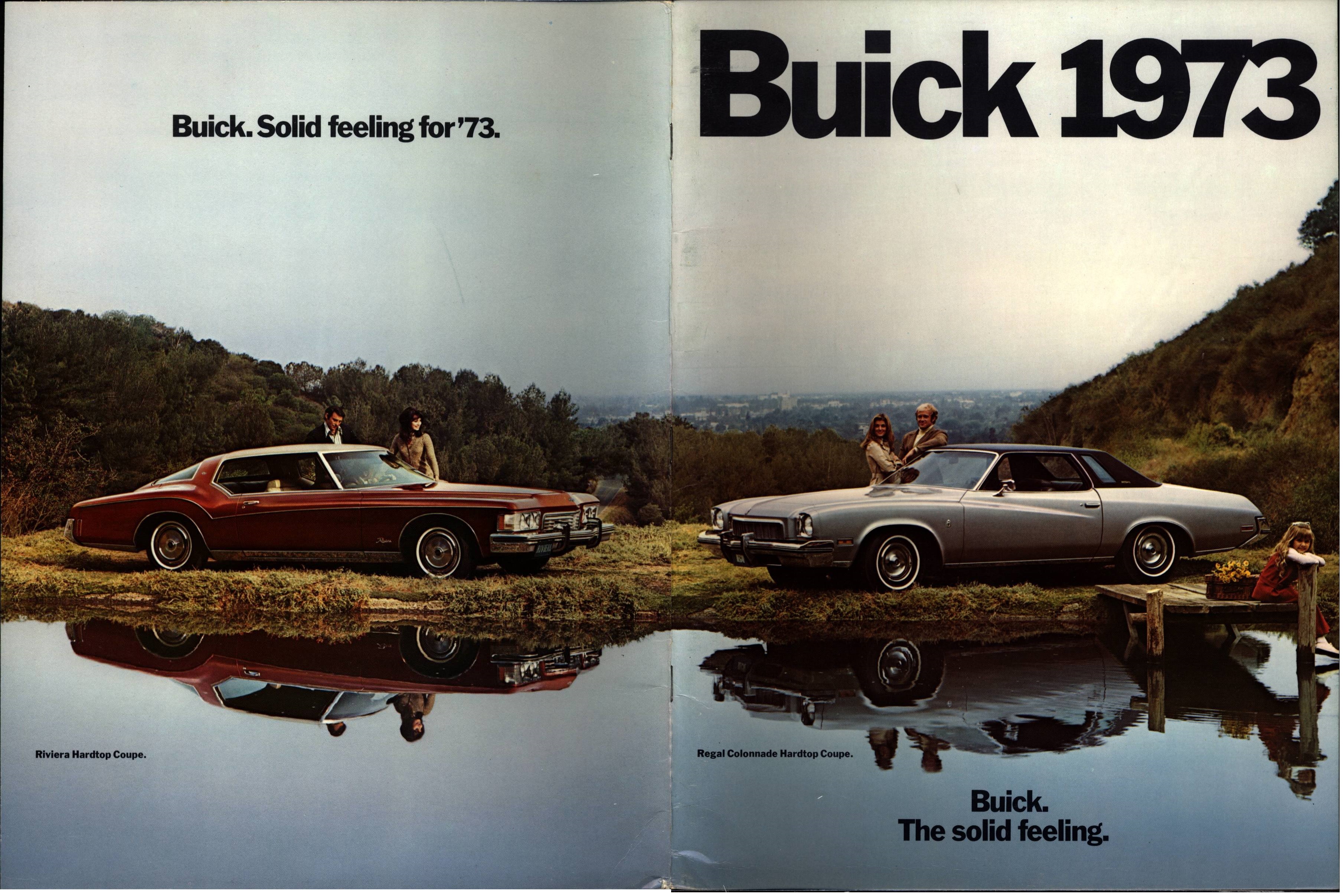 1973 Buick Full Line Prestige Brochure 58-00