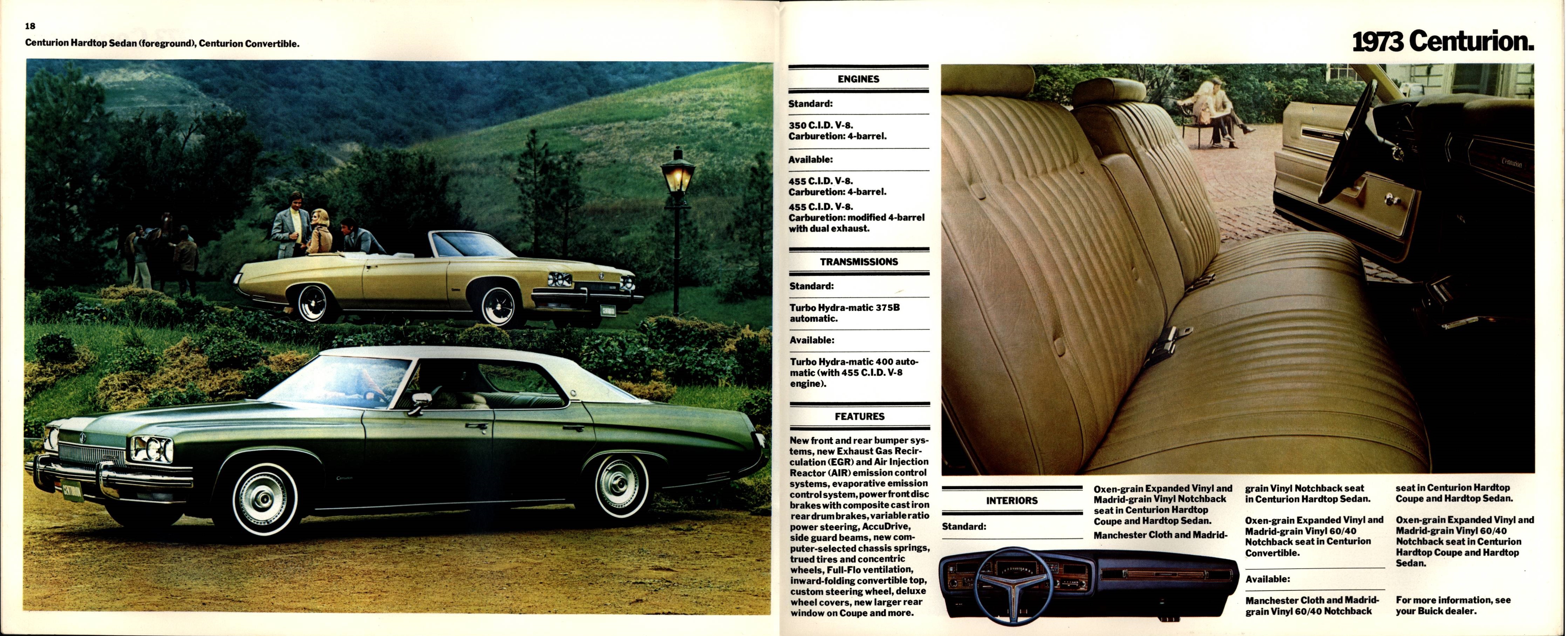 1973 Buick Full Line Brochure 18-19