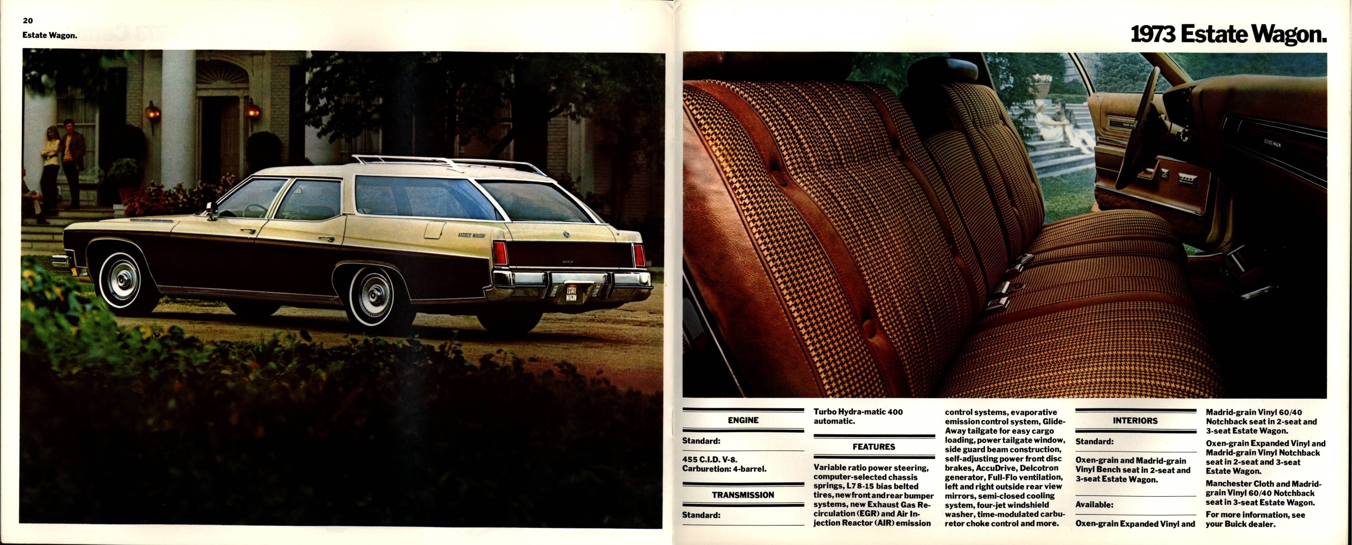 1973 Buick Full Line Brochure 20-21