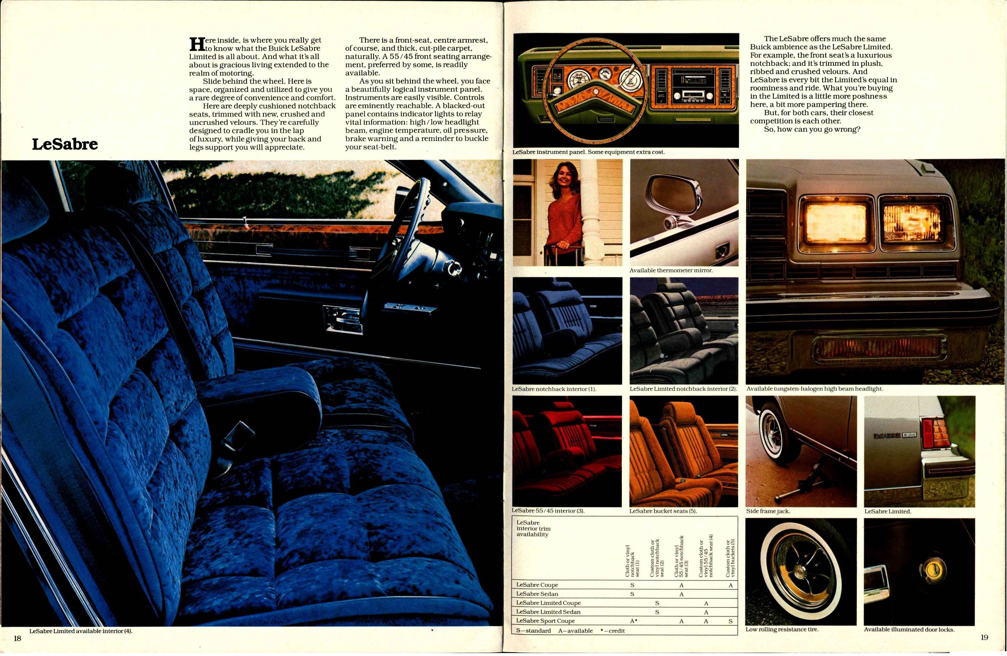 1980 Buick Full Size Brochure Canada 18-19