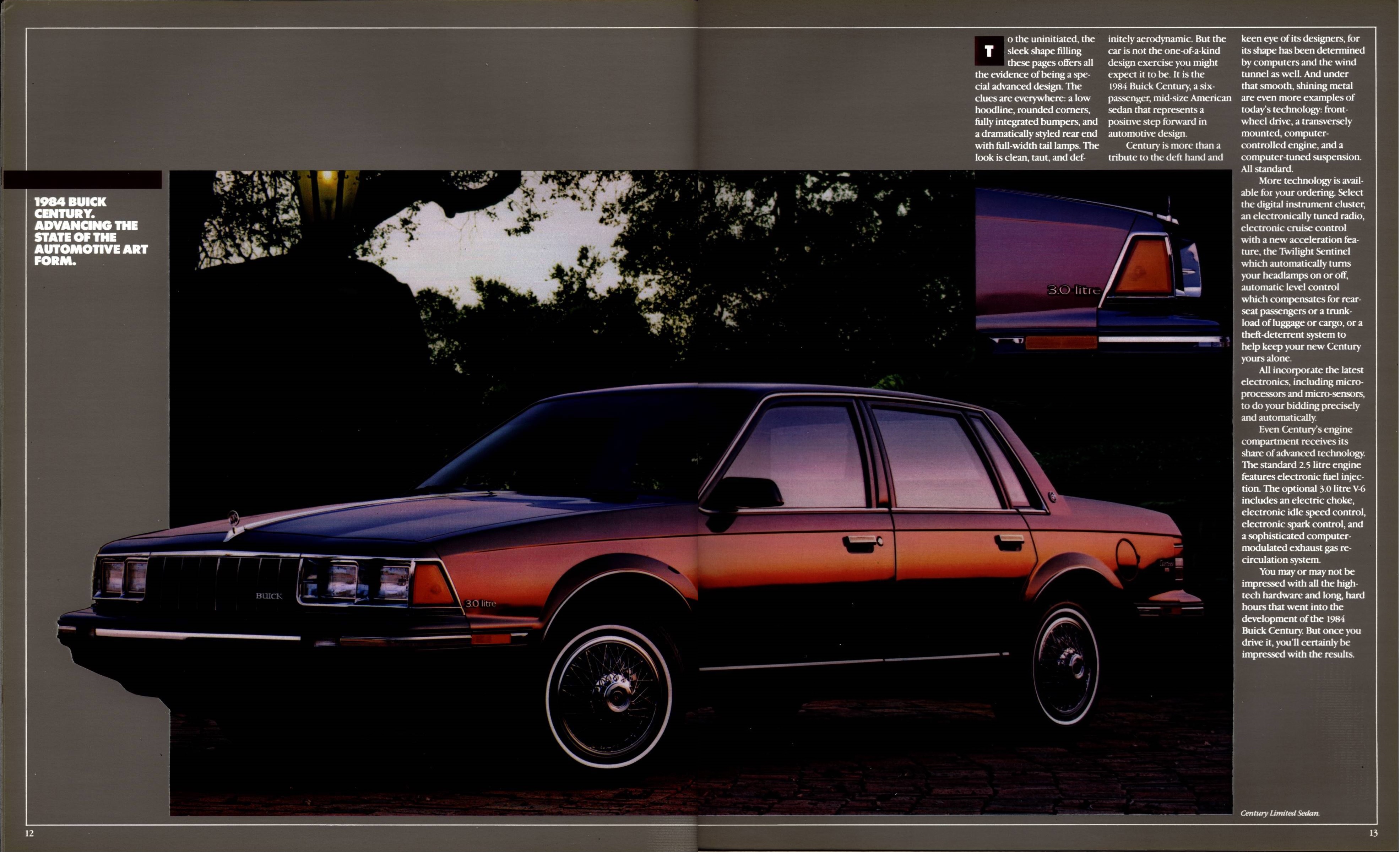 1984 Buick Full Line Prestige 12-13