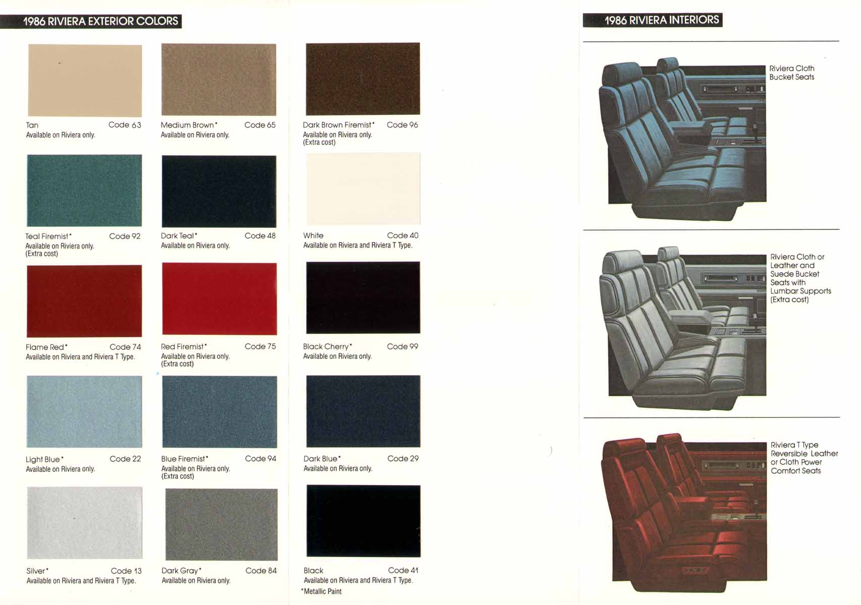 1986 Buick Riviera Exterior Colors-02-03-04