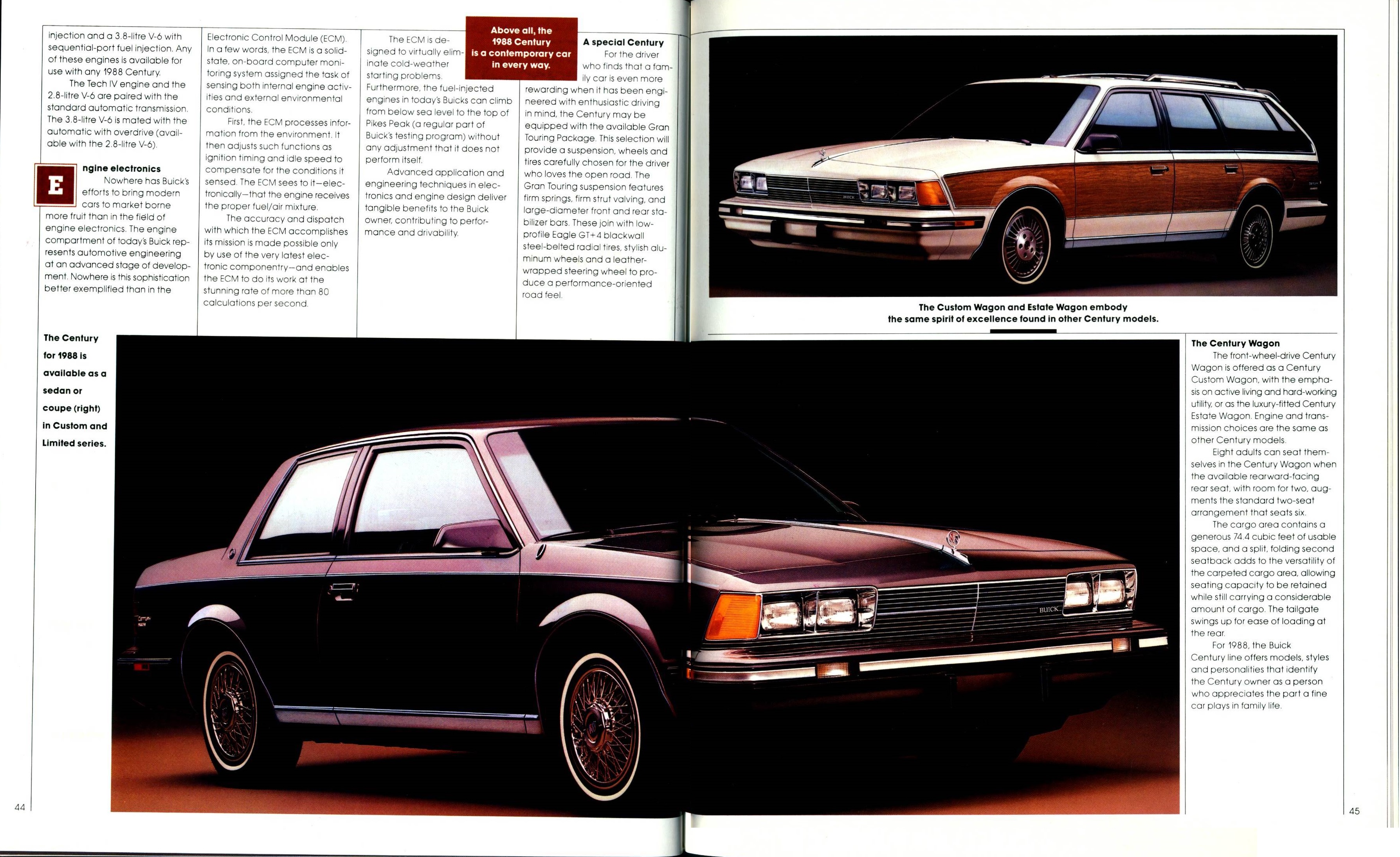 1988 Buick Full Line Prestige  Brochure-44-45