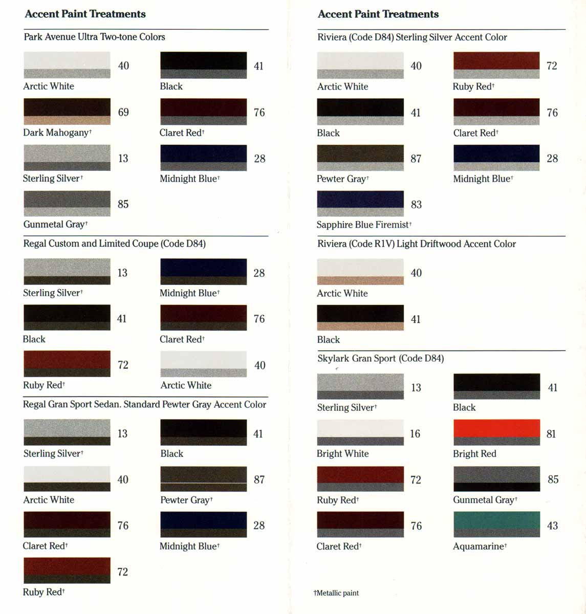 1992 Buick Exterior Colors-05-06