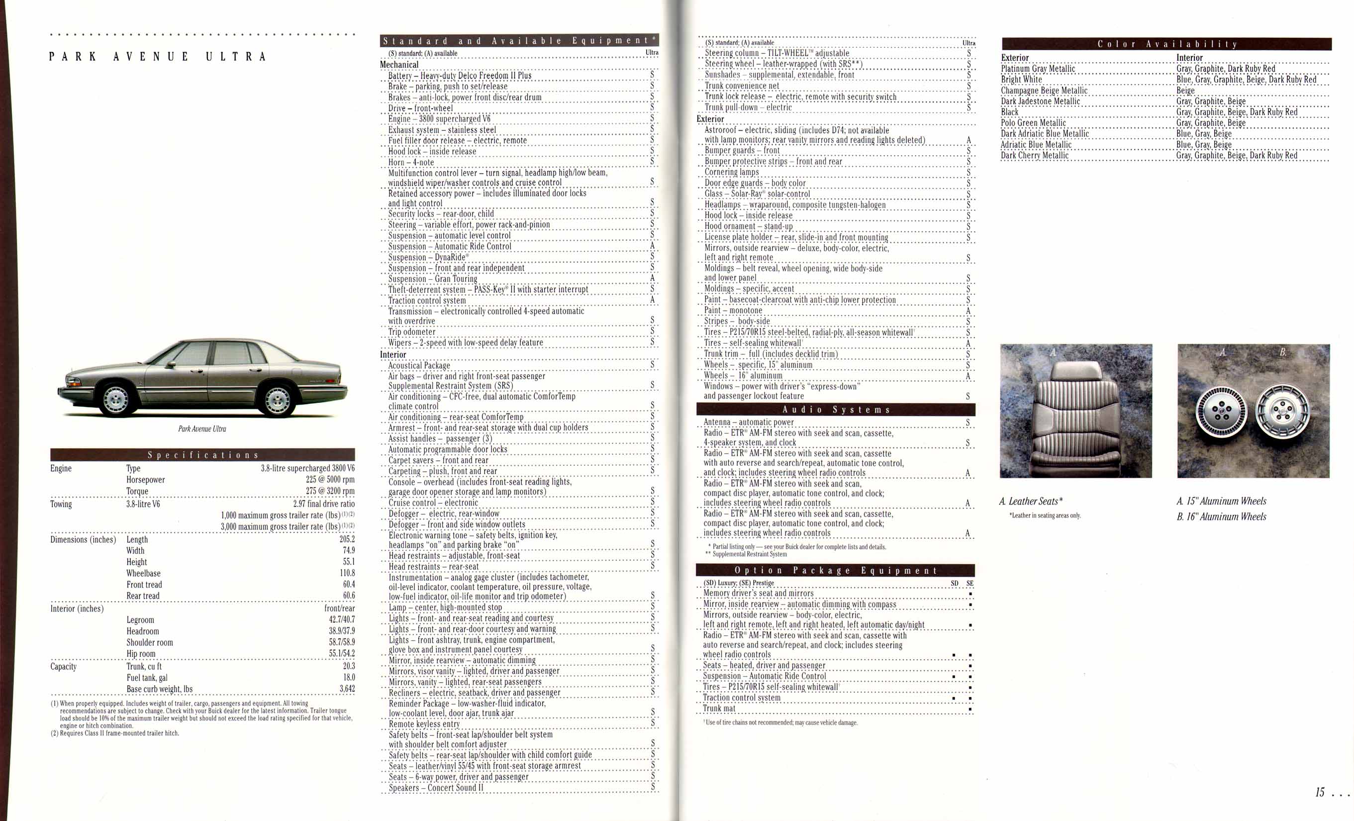 1995 Buick Full Line Prestige-14-15