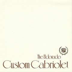 1972 Cadillac Eldorado Custom Cabriolet