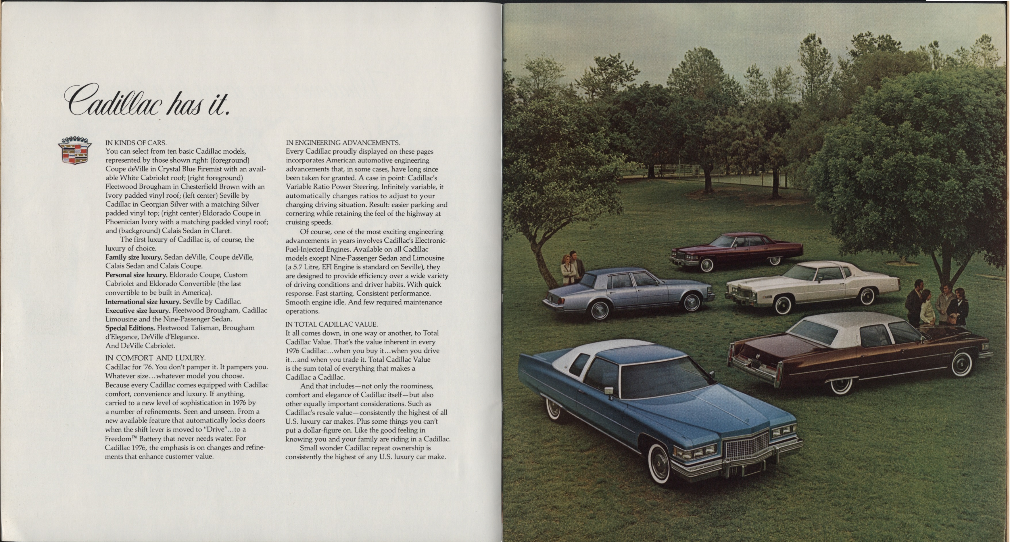 1976 Cadillac Full Line Brochure 04-05