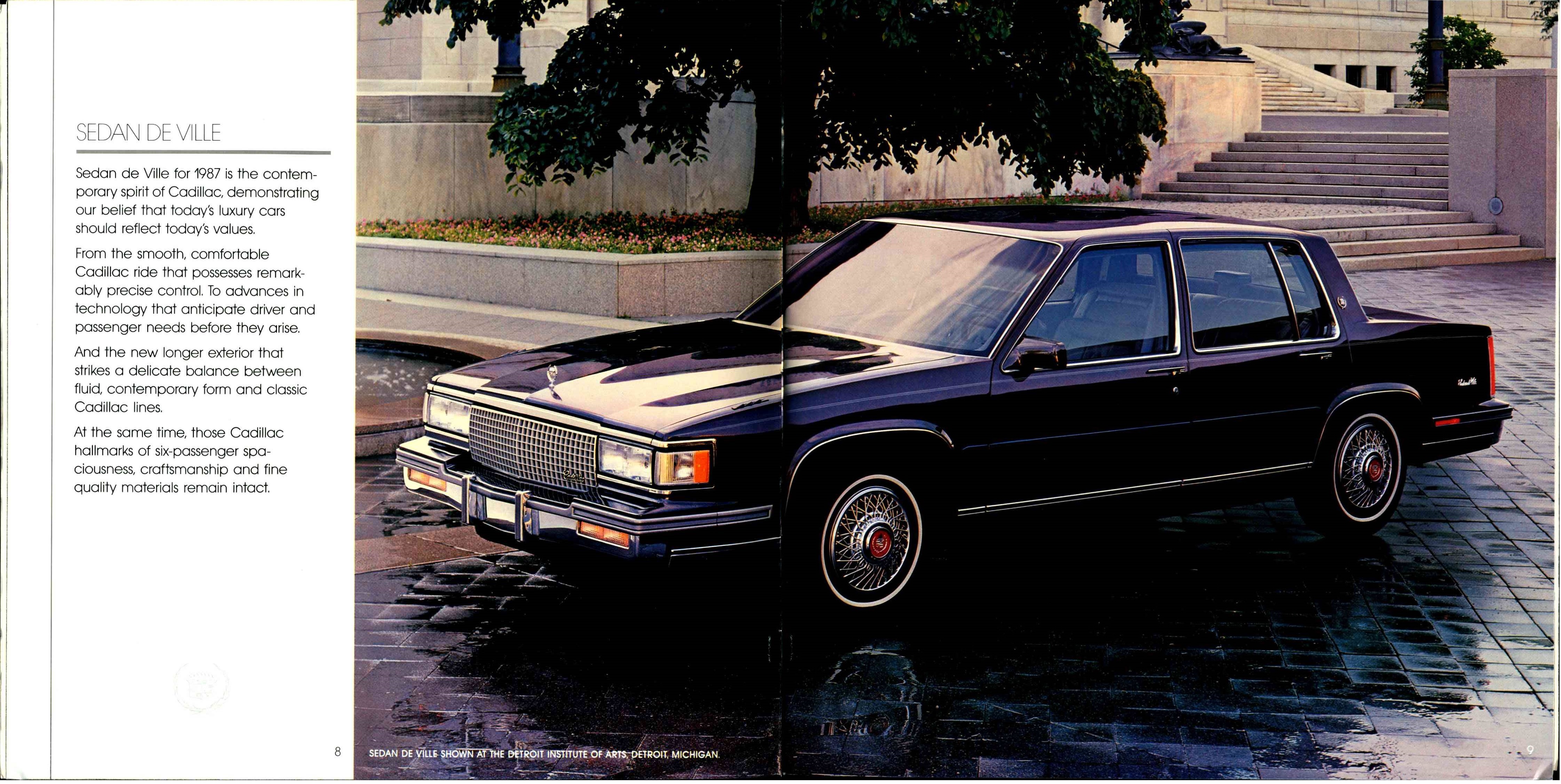 1987 Cadillac Full Line Prestige Brochure 08-09