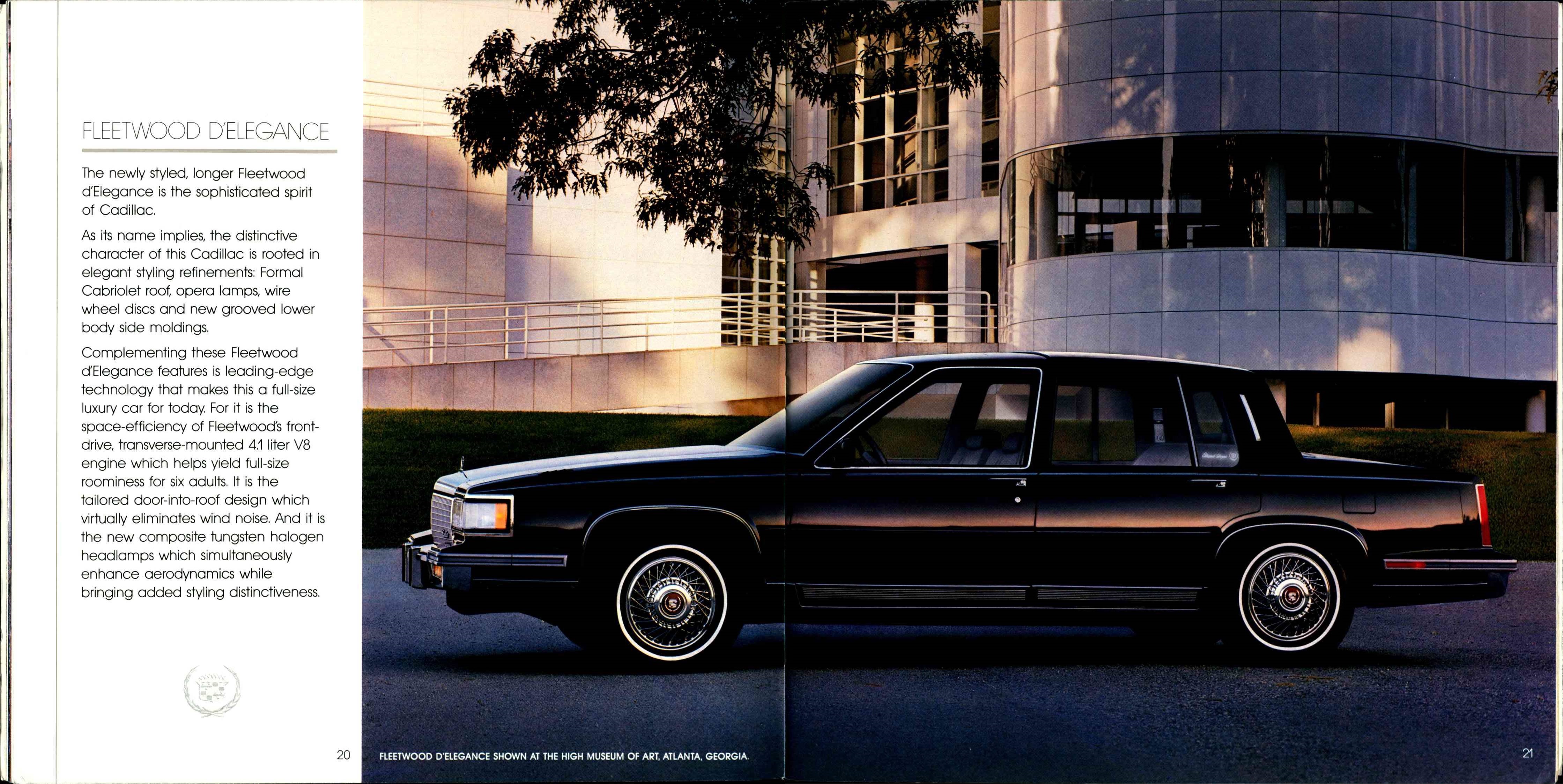 1987 Cadillac Full Line Prestige Brochure 20-21