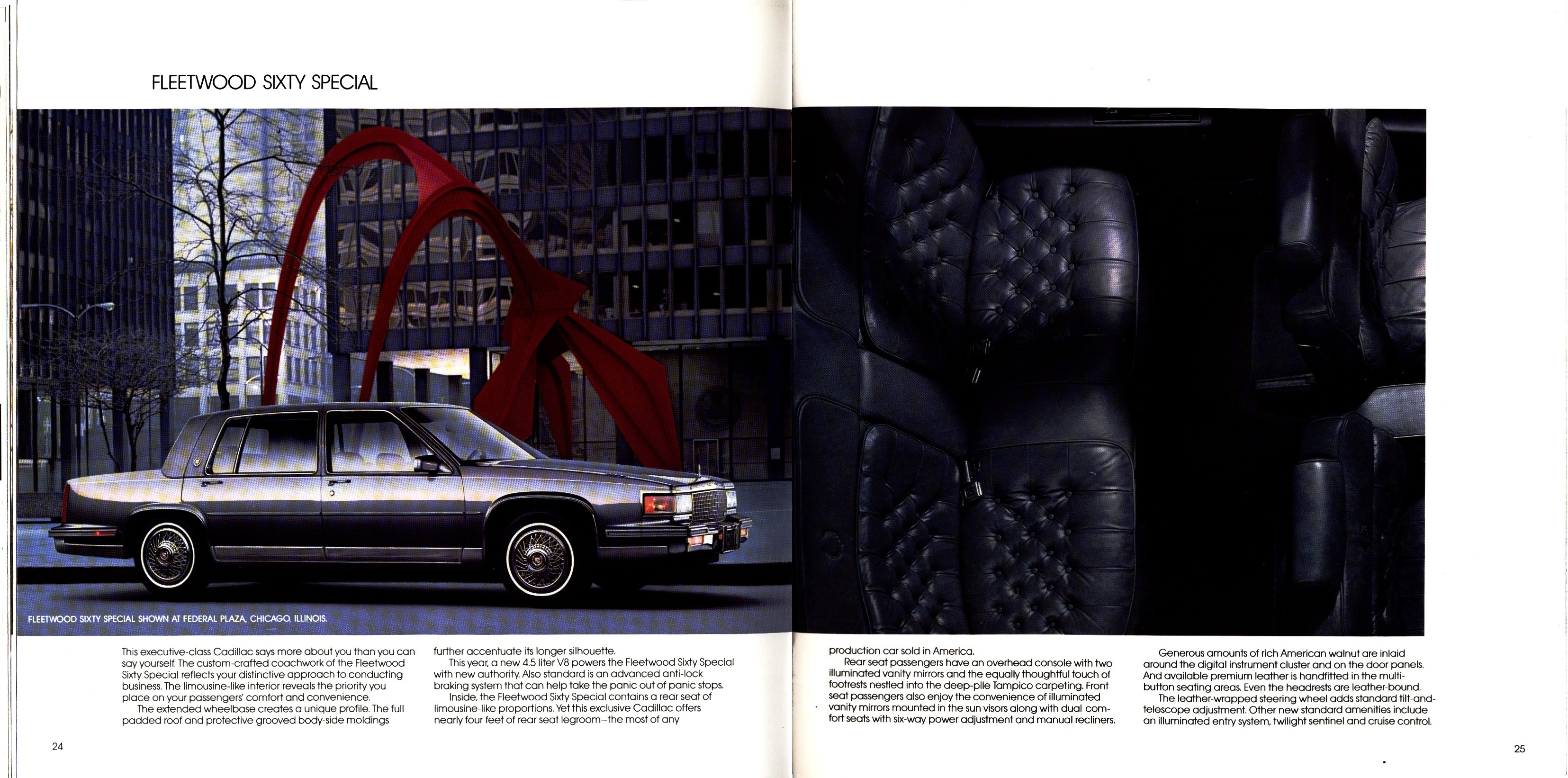 1988 Cadillac Full Line Prestige Brochure 24-25