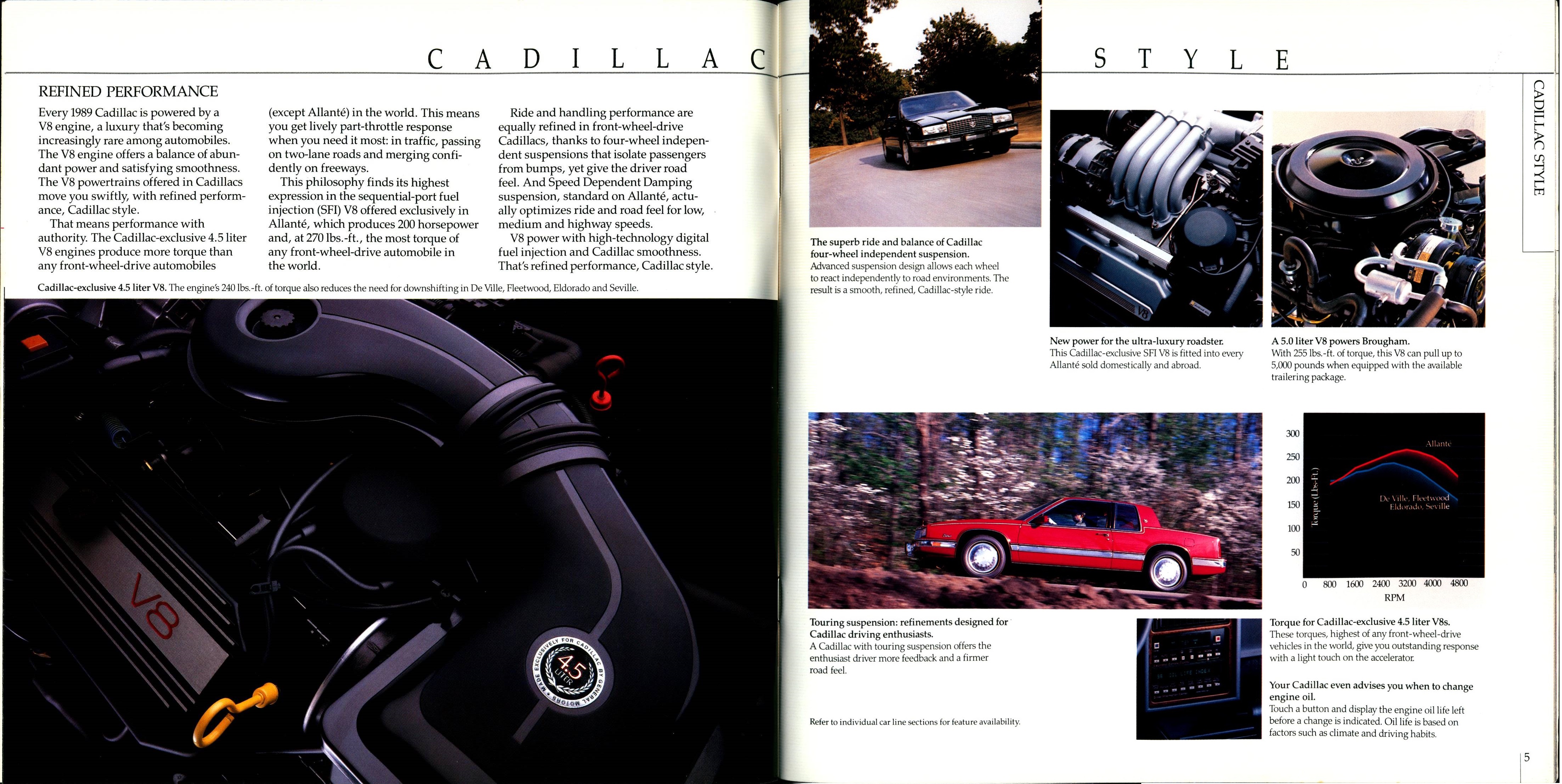 1989 Cadillac Full Line Prestige Brochure 04-05