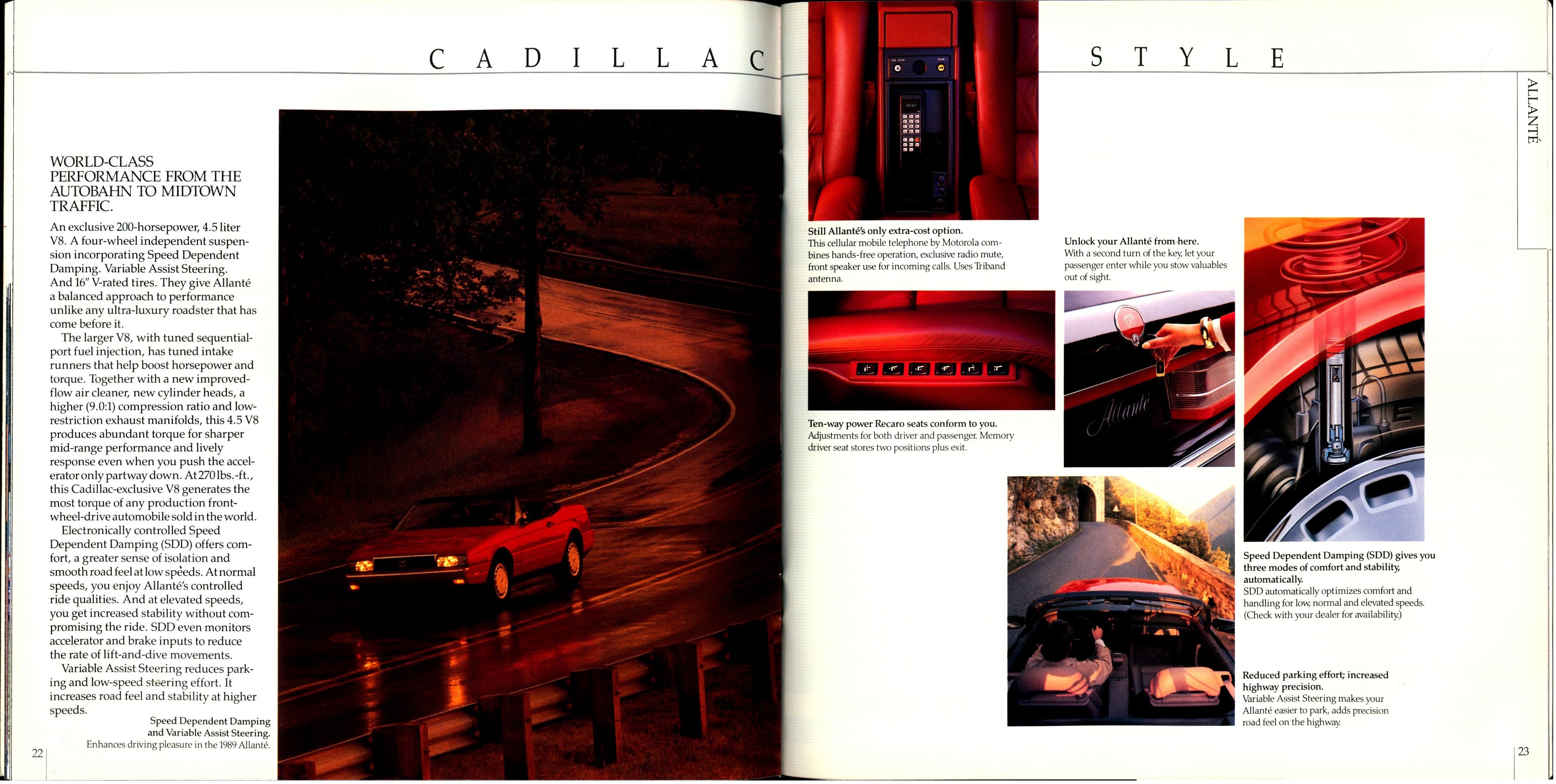 1989 Cadillac Full Line Prestige Brochure 22-23