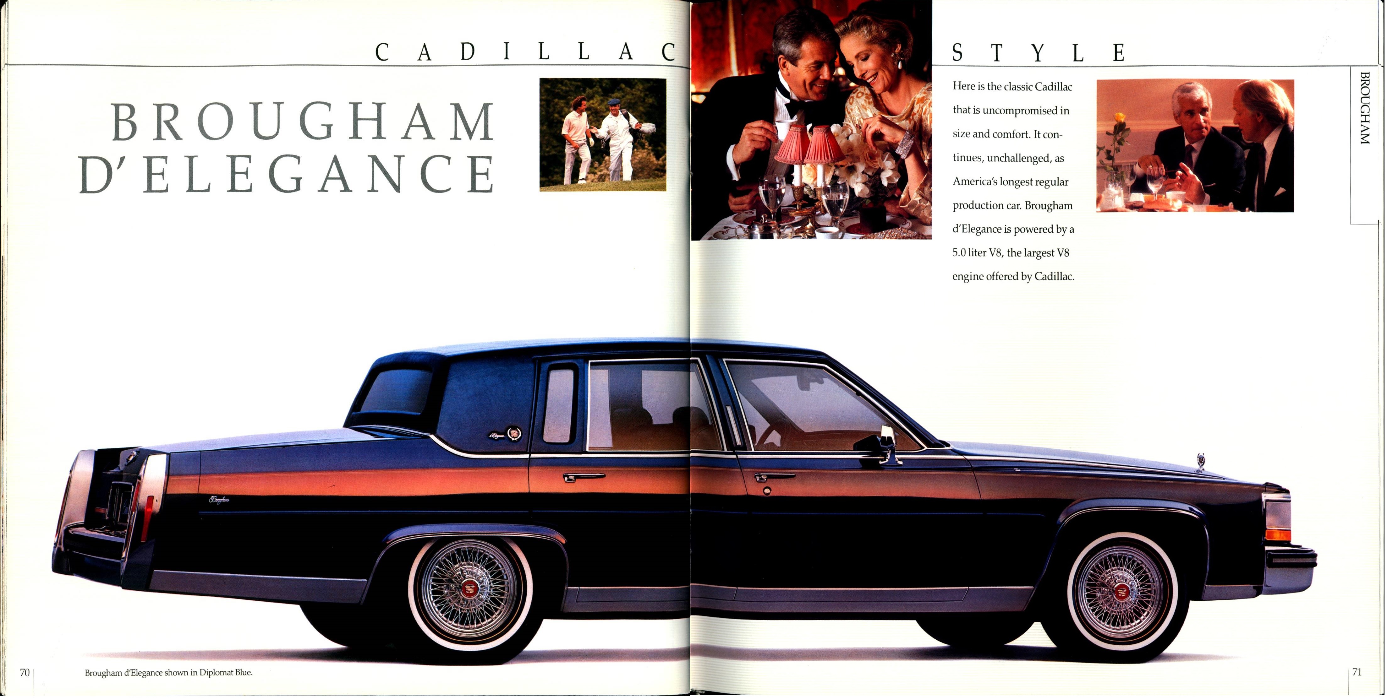 1989 Cadillac Full Line Prestige Brochure 70-71