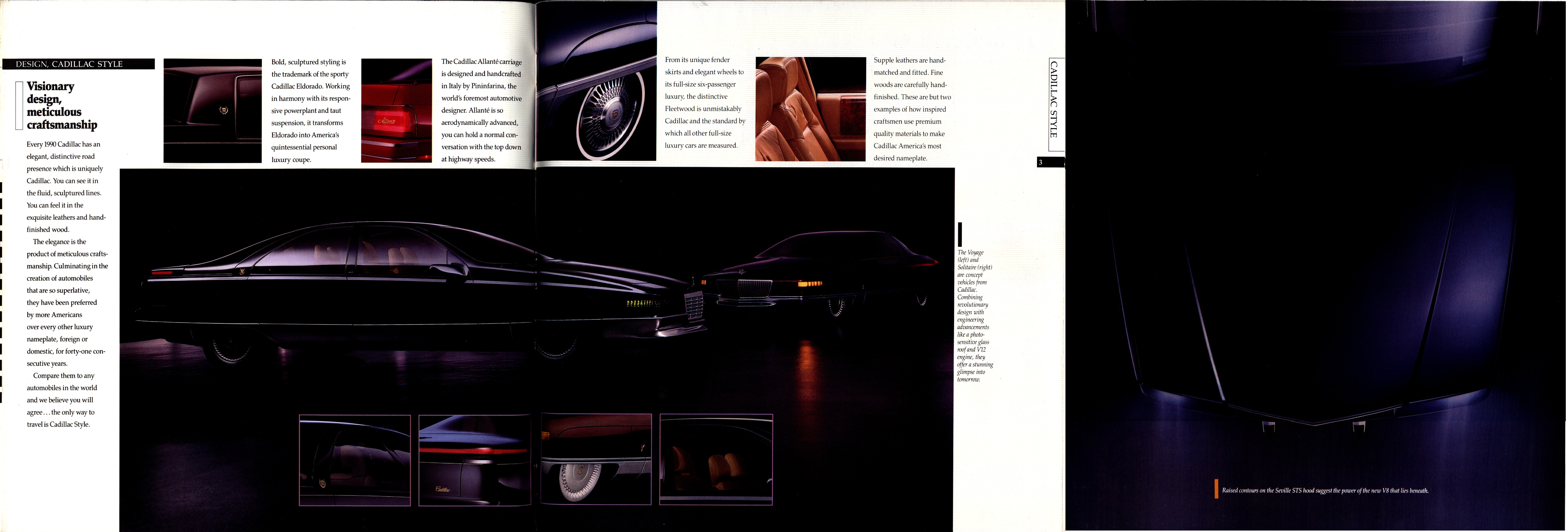 1990 Cadillac Full Line Prestige Brochure 02-03-04