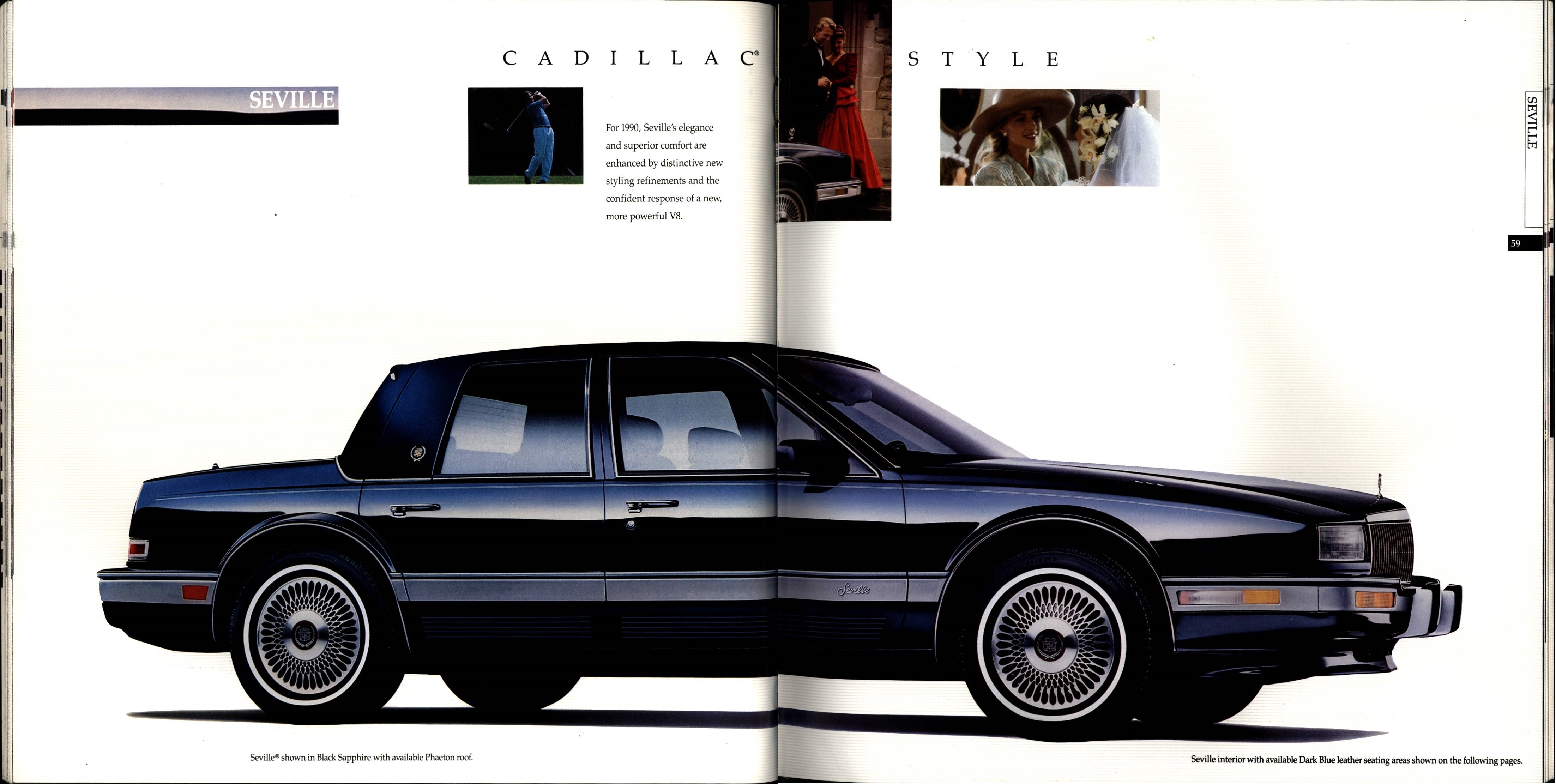 1990 Cadillac Full Line Prestige Brochure 58-59