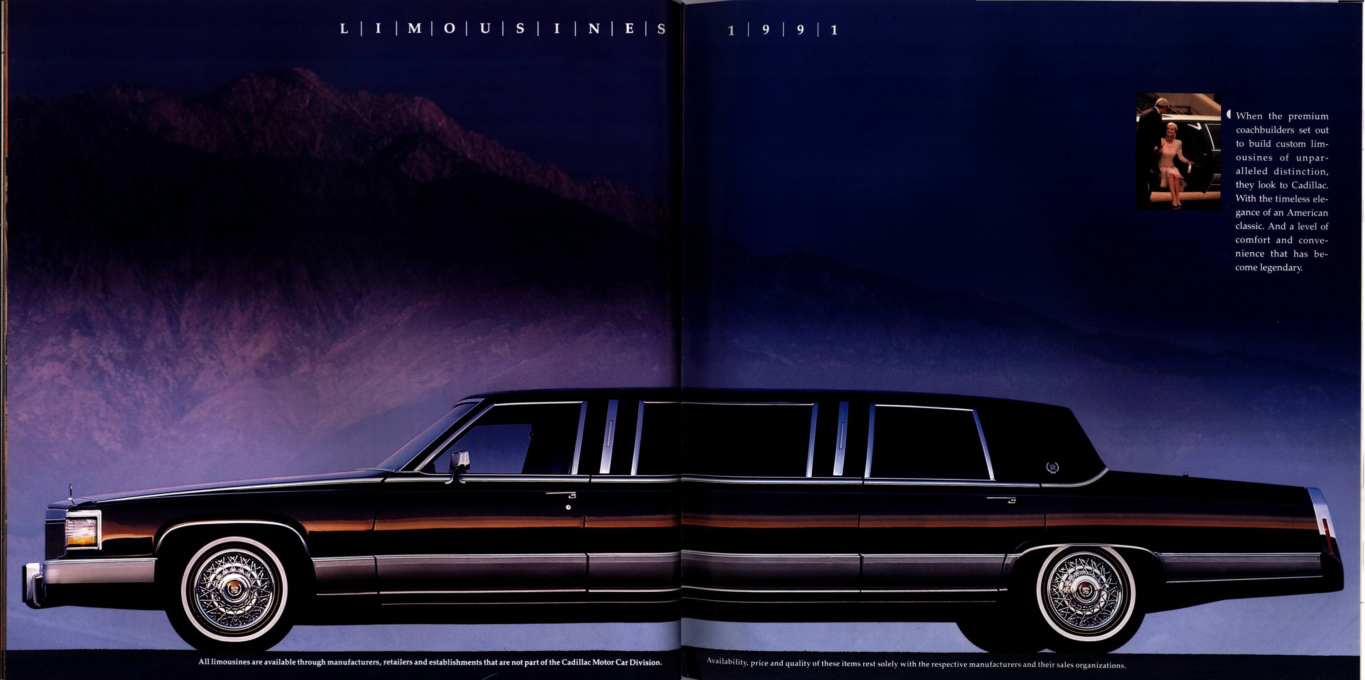 1991 Cadillac Full Line Prestige Brochure 70-71