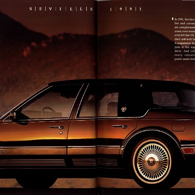 1991 Cadillac Full Line Prestige Brochure 58-59