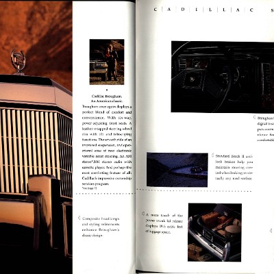 1991 Cadillac Full Line Prestige Brochure 68-69