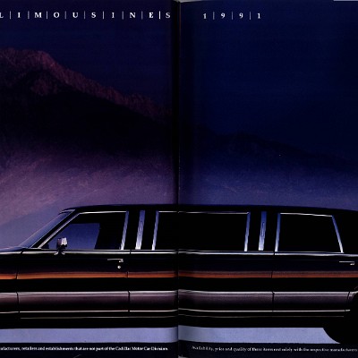 1991 Cadillac Full Line Prestige Brochure 70-71