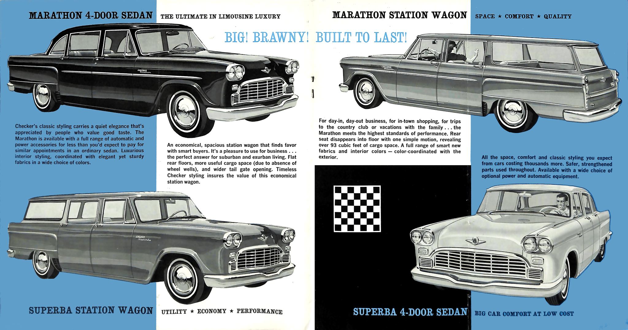 1963 Checker Marathon And Superba Brochure 06-07