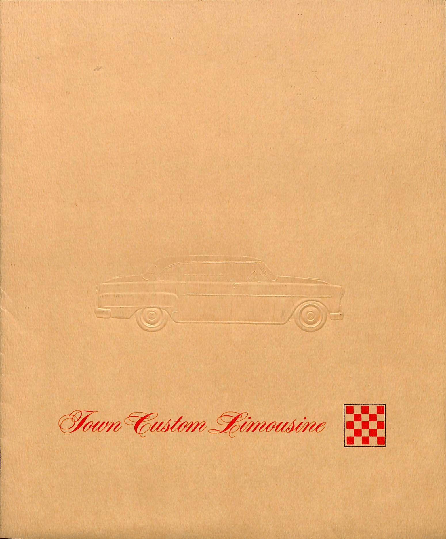 1963 Checker Town Custom Limousine Brochure 01