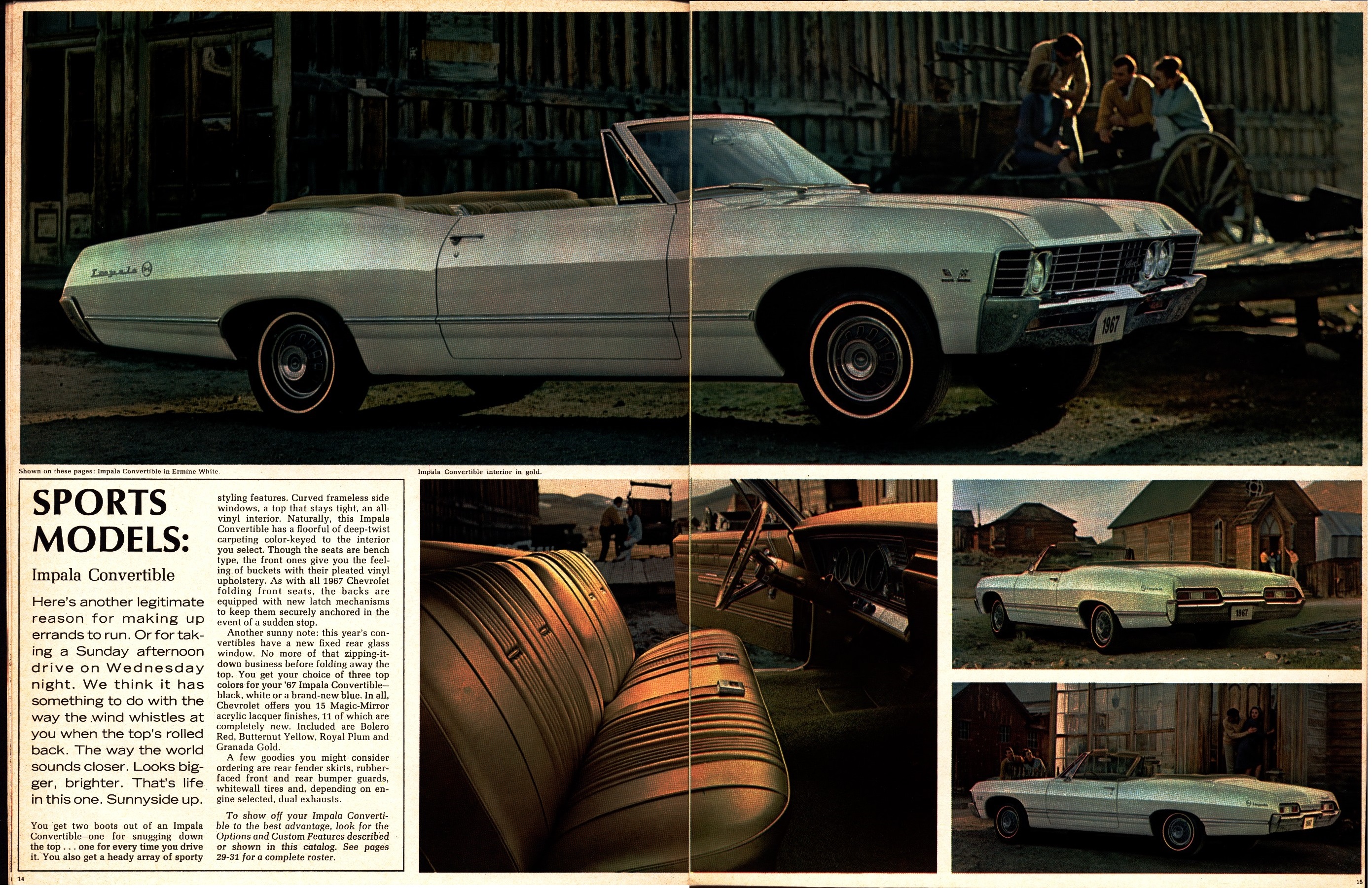 1967 Chevrolet Full Size Brochure (R-1) 14-15