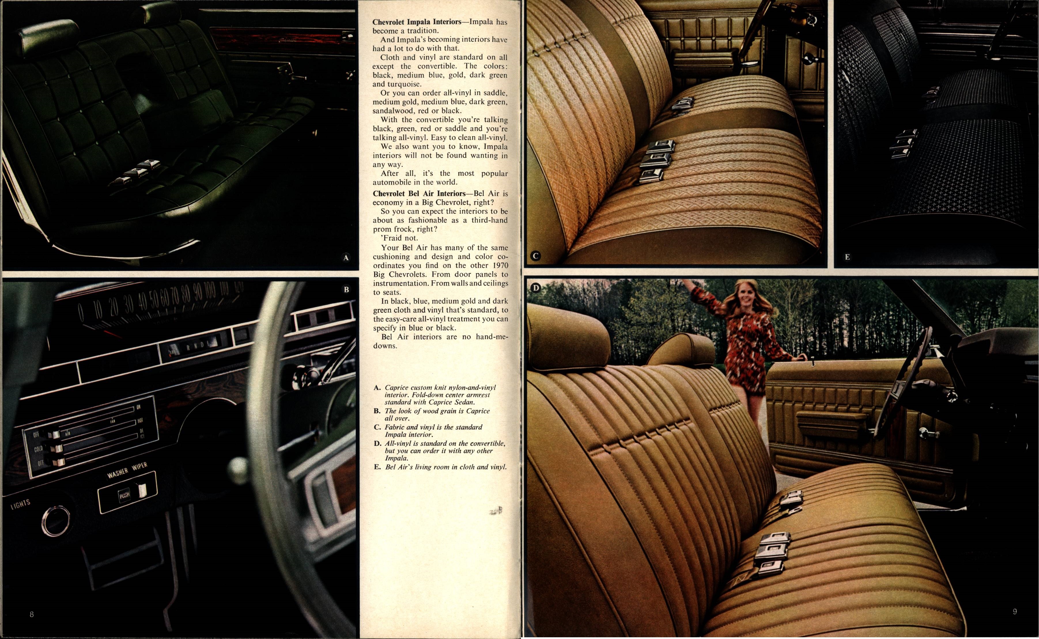 1970 Chevrolet Full Size Brochure 08-09