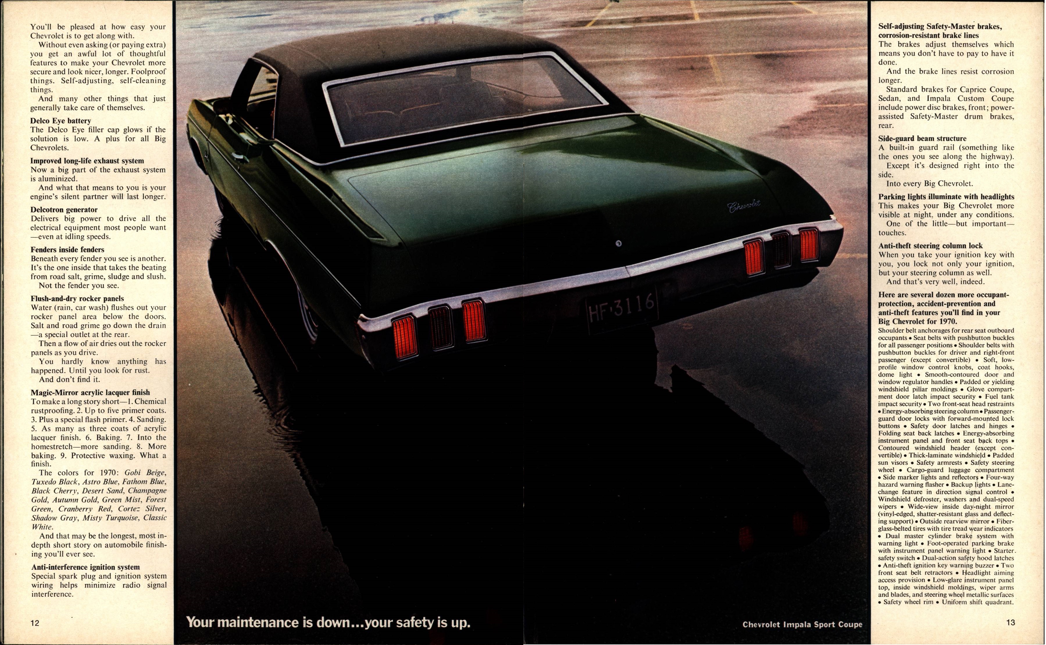 1970 Chevrolet Full Size Brochure 12-13